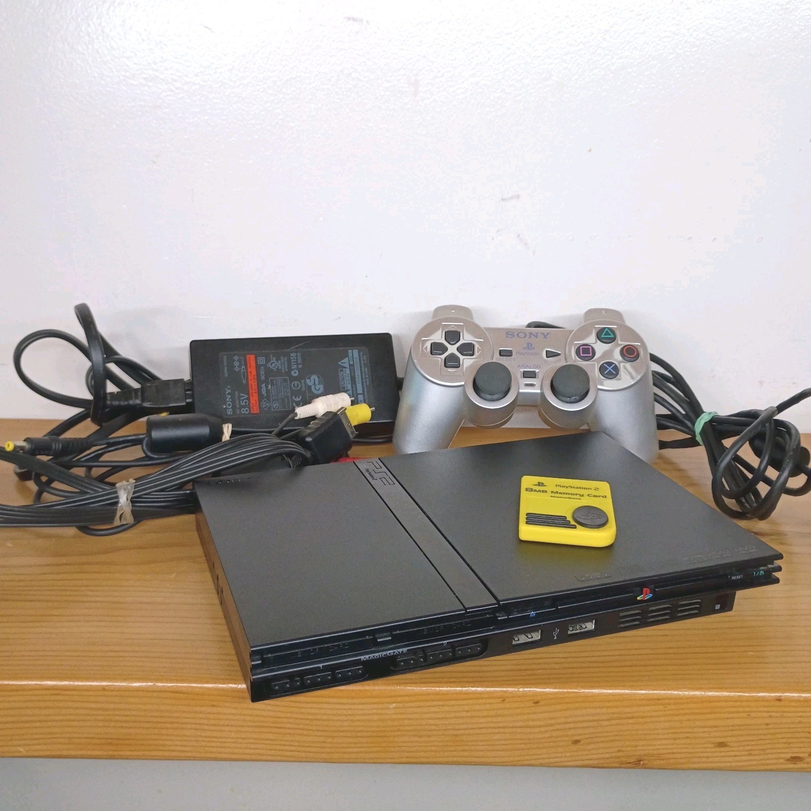 Sony PlayStation 2 PS2 Slim Console SCPH-70012 Black NTSC System