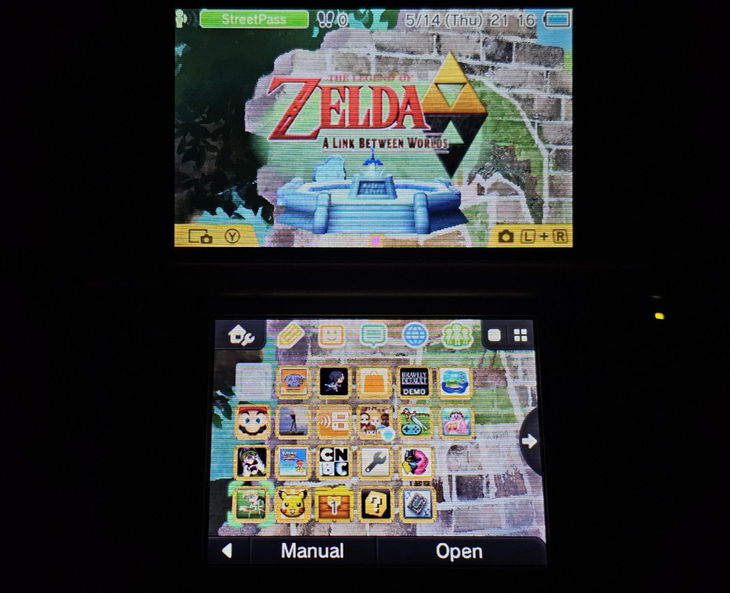 Legend Of Zelda Link Between Worlds Nintendo 3DS XL Limited Edition Console CIB