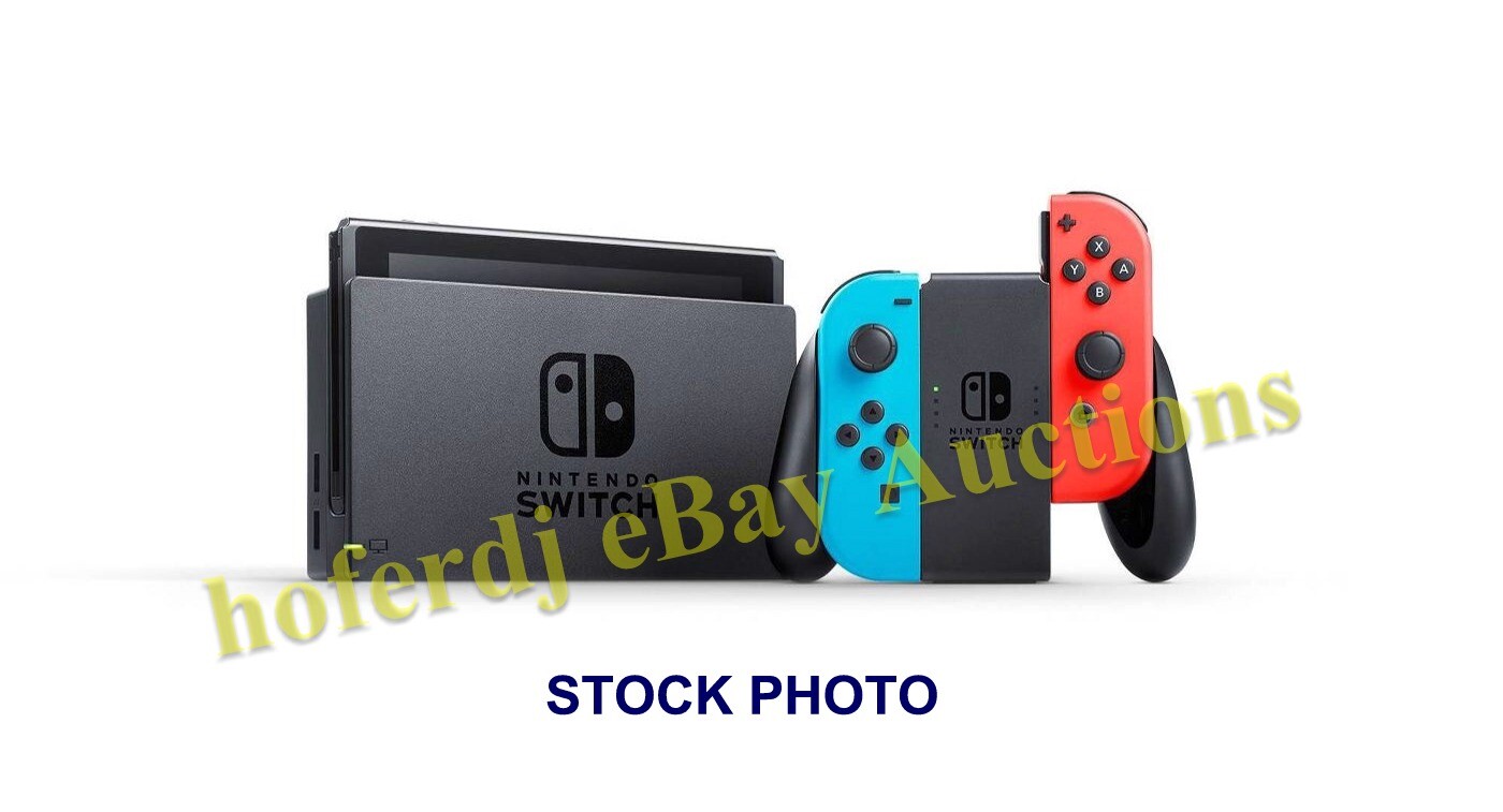 Nintendo Switch Console Joy-Con Neon Blue/Red + Mario Kart 8 Deluxe & Carry Case