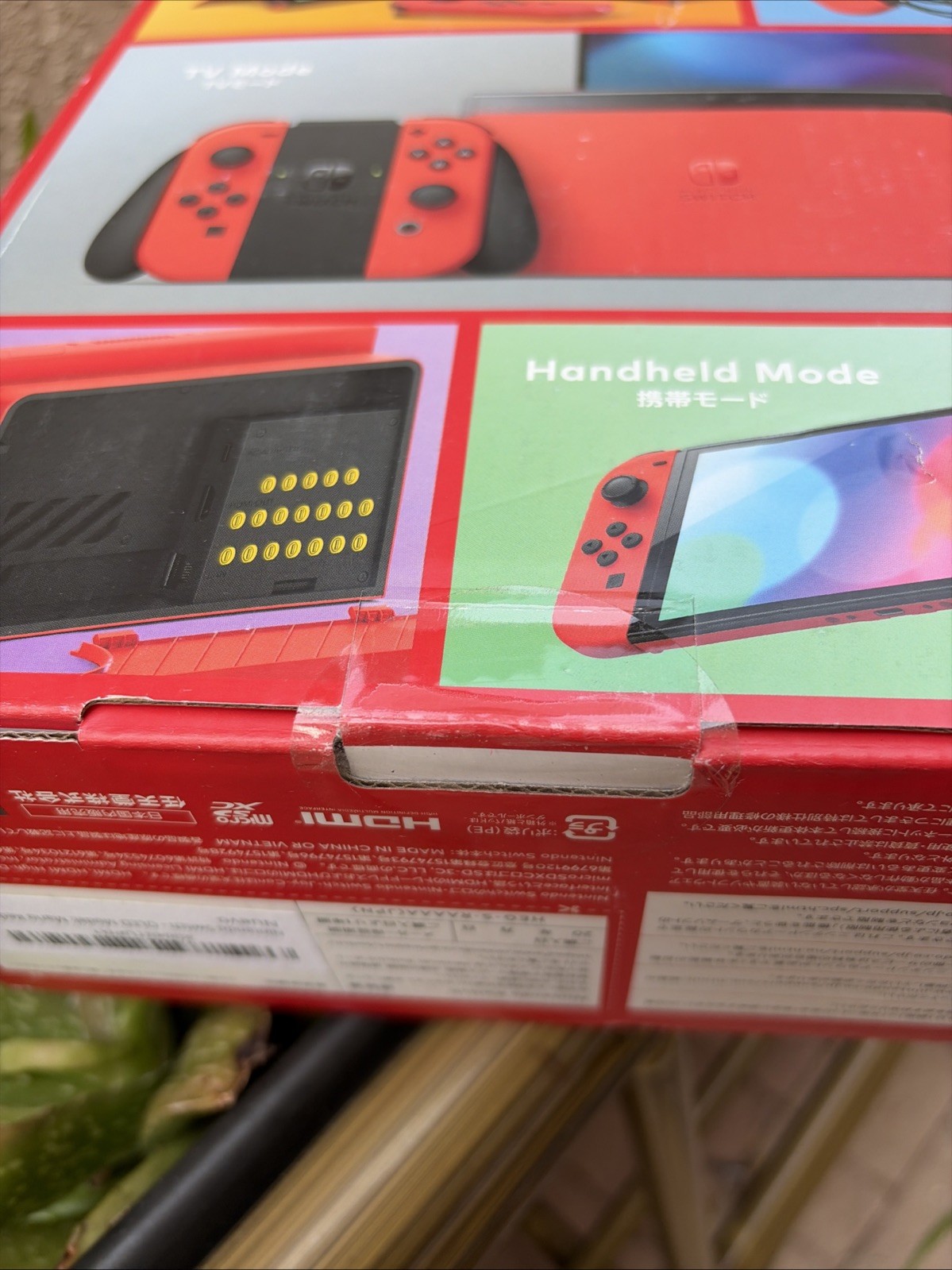 Sealed Nintendo Switch (OLED Model) Mario Red Edition 64GB Console Japan