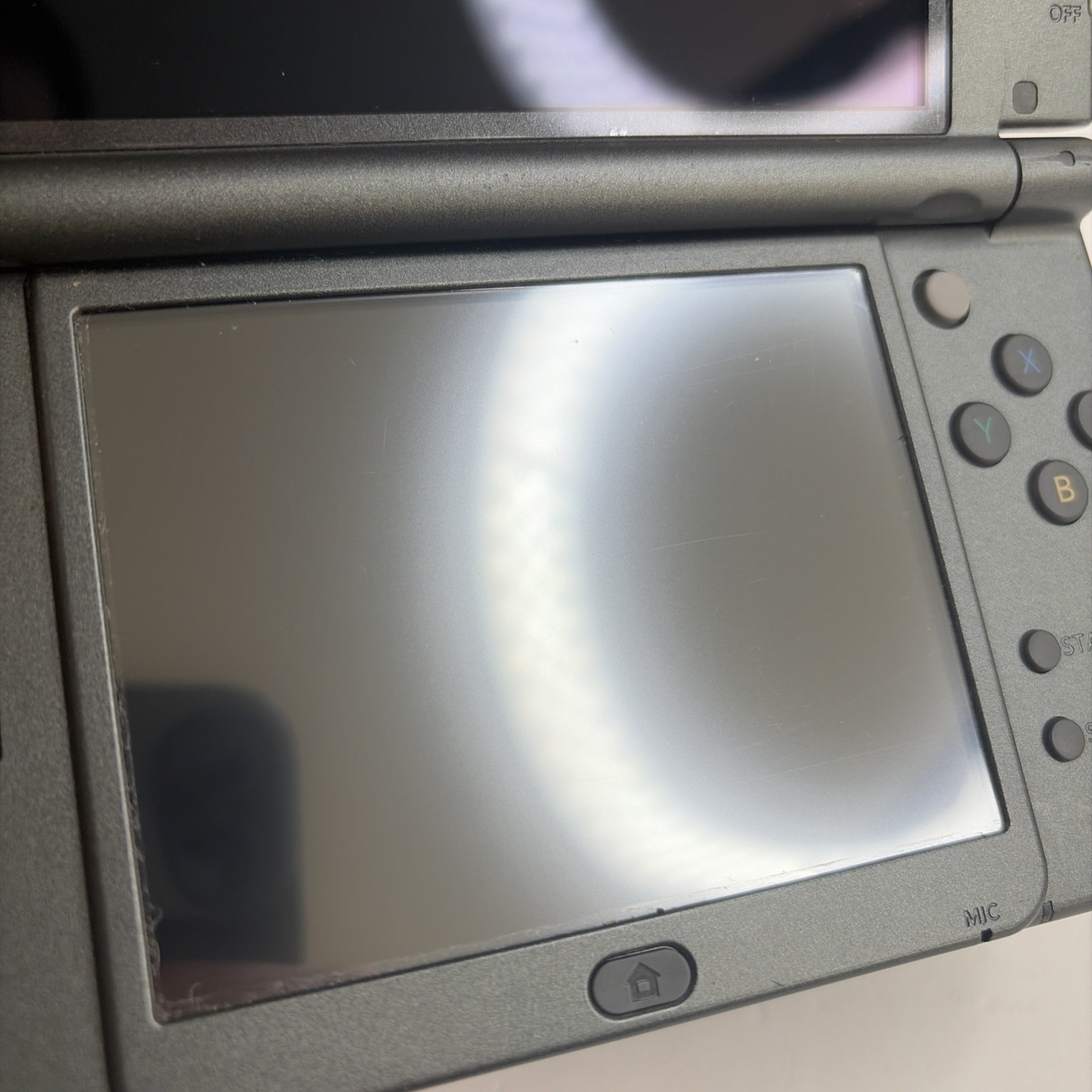 New Nintendo 3DS XL Gray Black Console, Top IPS Charger Stylus US Version