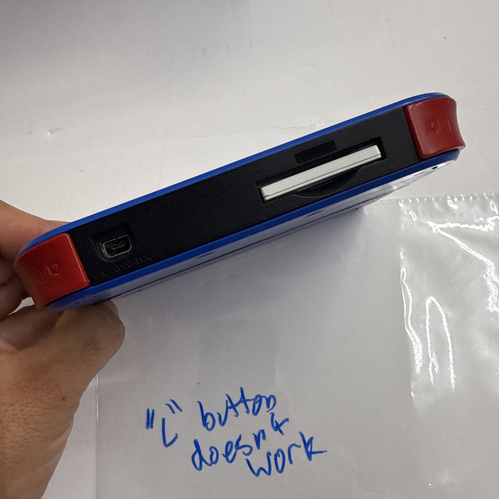 3ds – Blue Red Console Nintendo 2ds Handheld Video Game Console L Button Issues