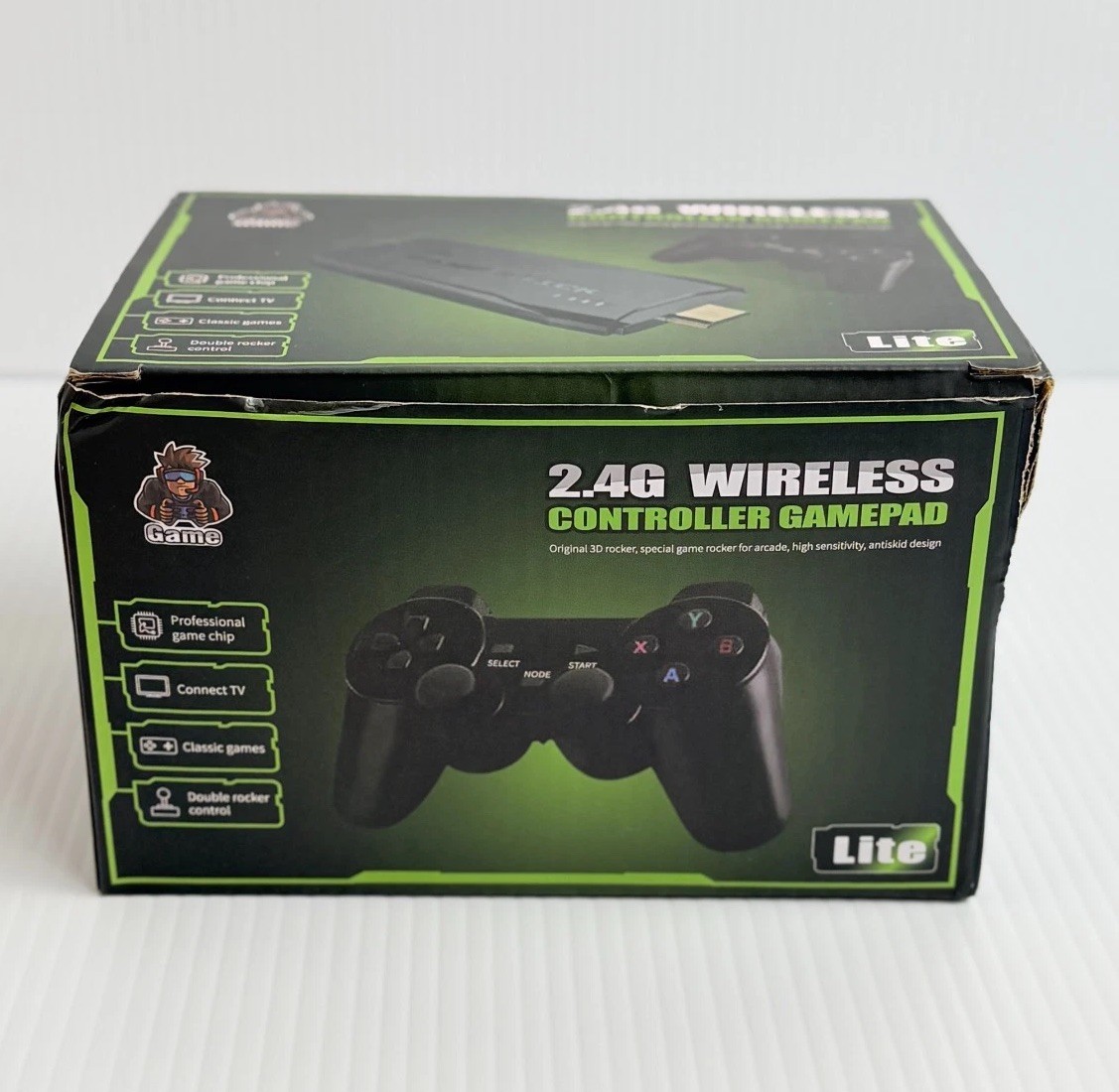 2.4G Wireless Controller Gamepad Lite 4K Ultra HD Game Stick Set