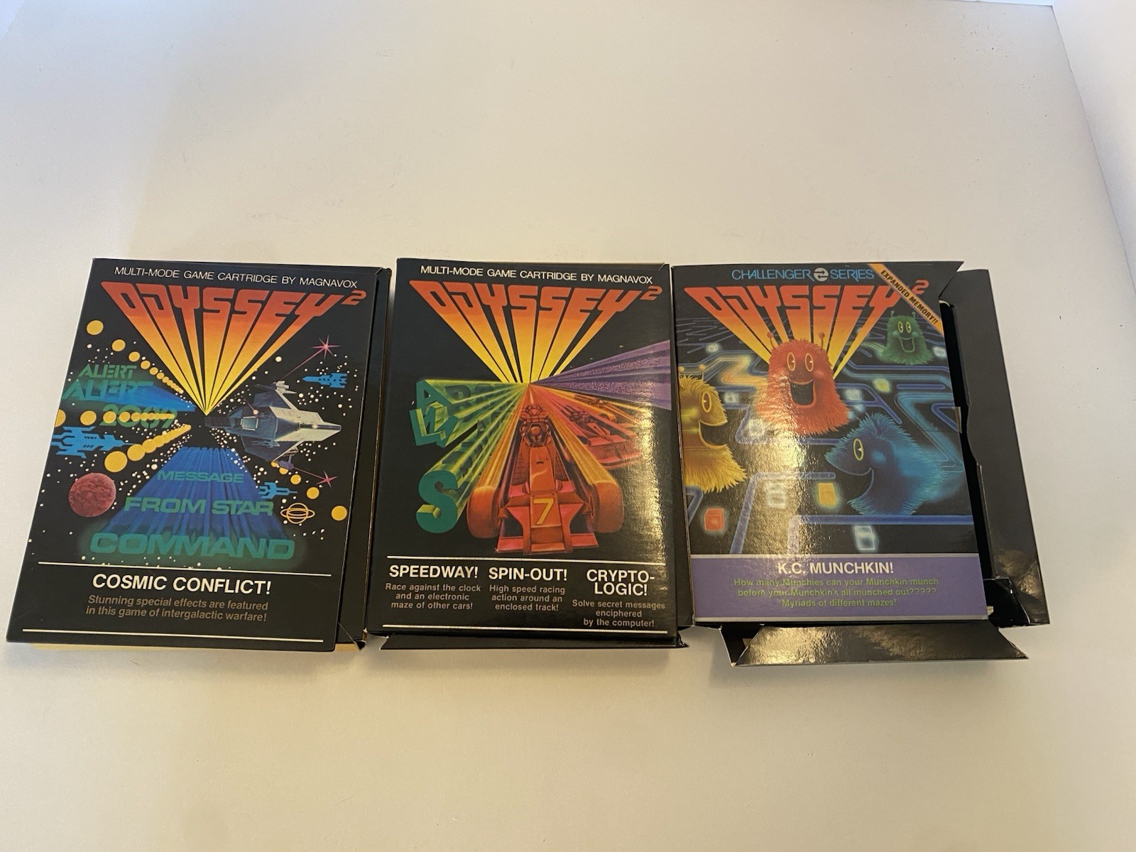 Magnavox Odyssey 2 CIB Complete Console w/Styrofoam Paperwork 3 Games Untested