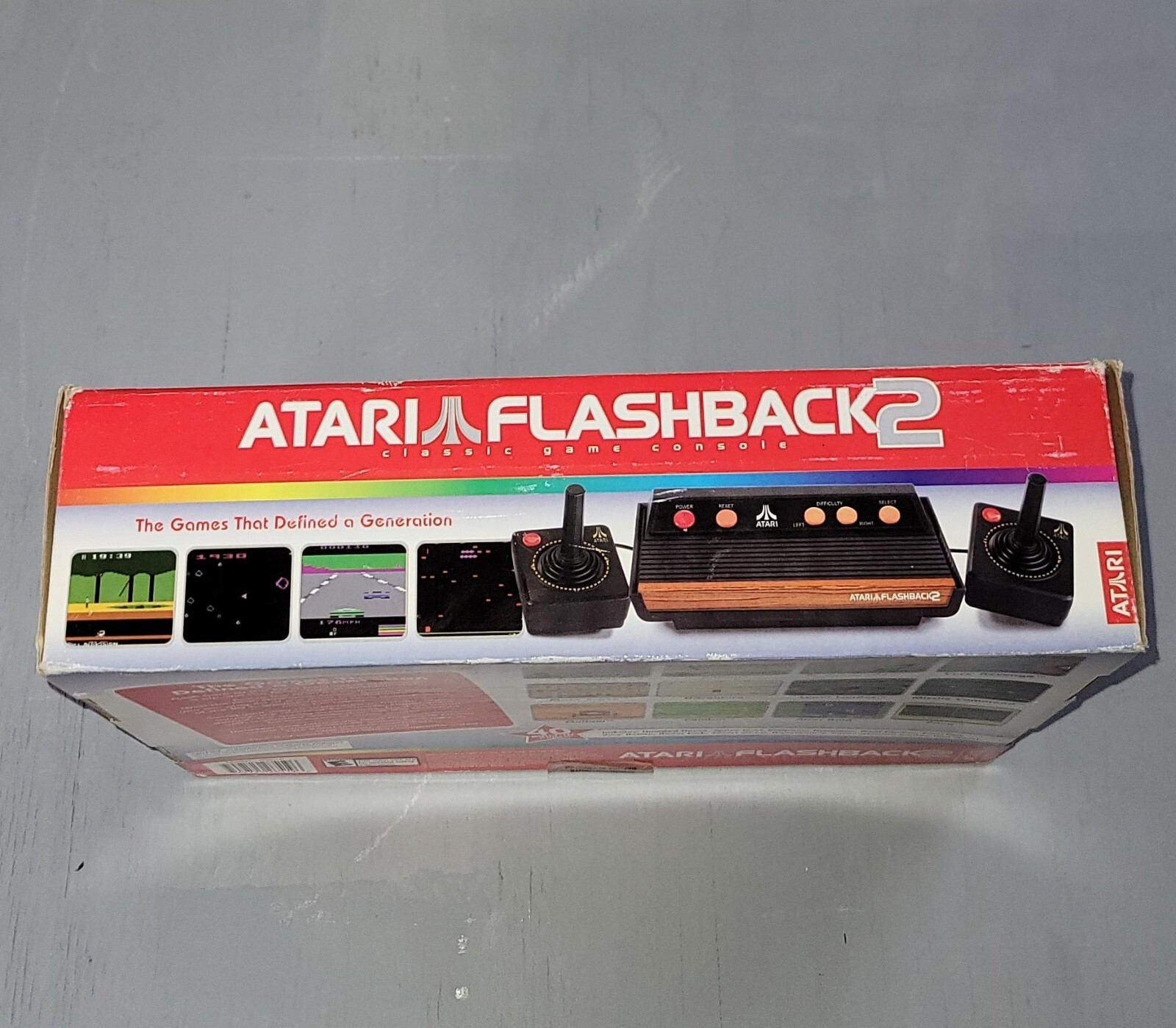 New Open Box! Atari Flashback 2 Classic Game Console with 40 Built in Games