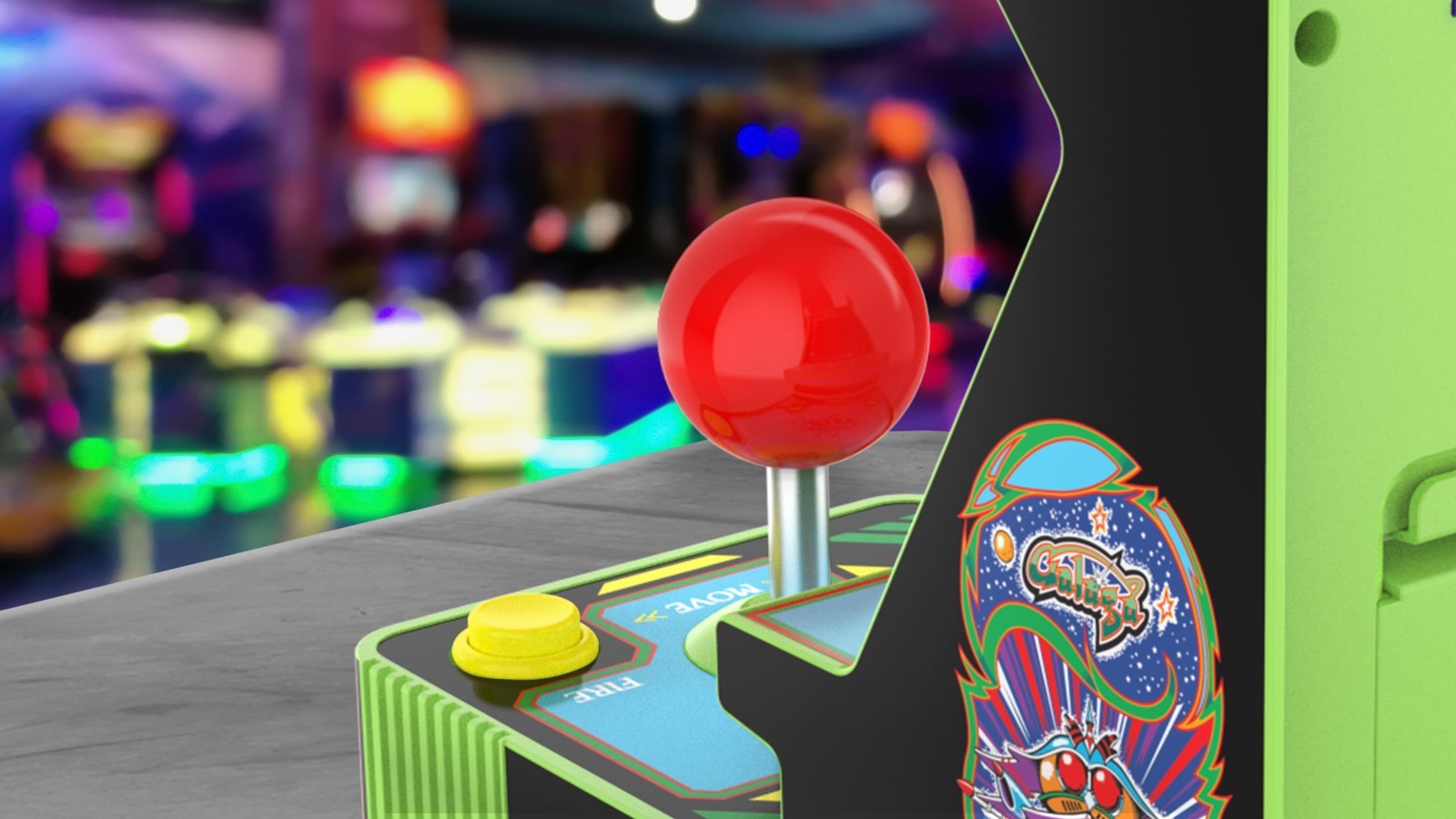 Retro Portable Arcade Console – Galaga & Galaxian, 3.5″ Color Display, Joystick