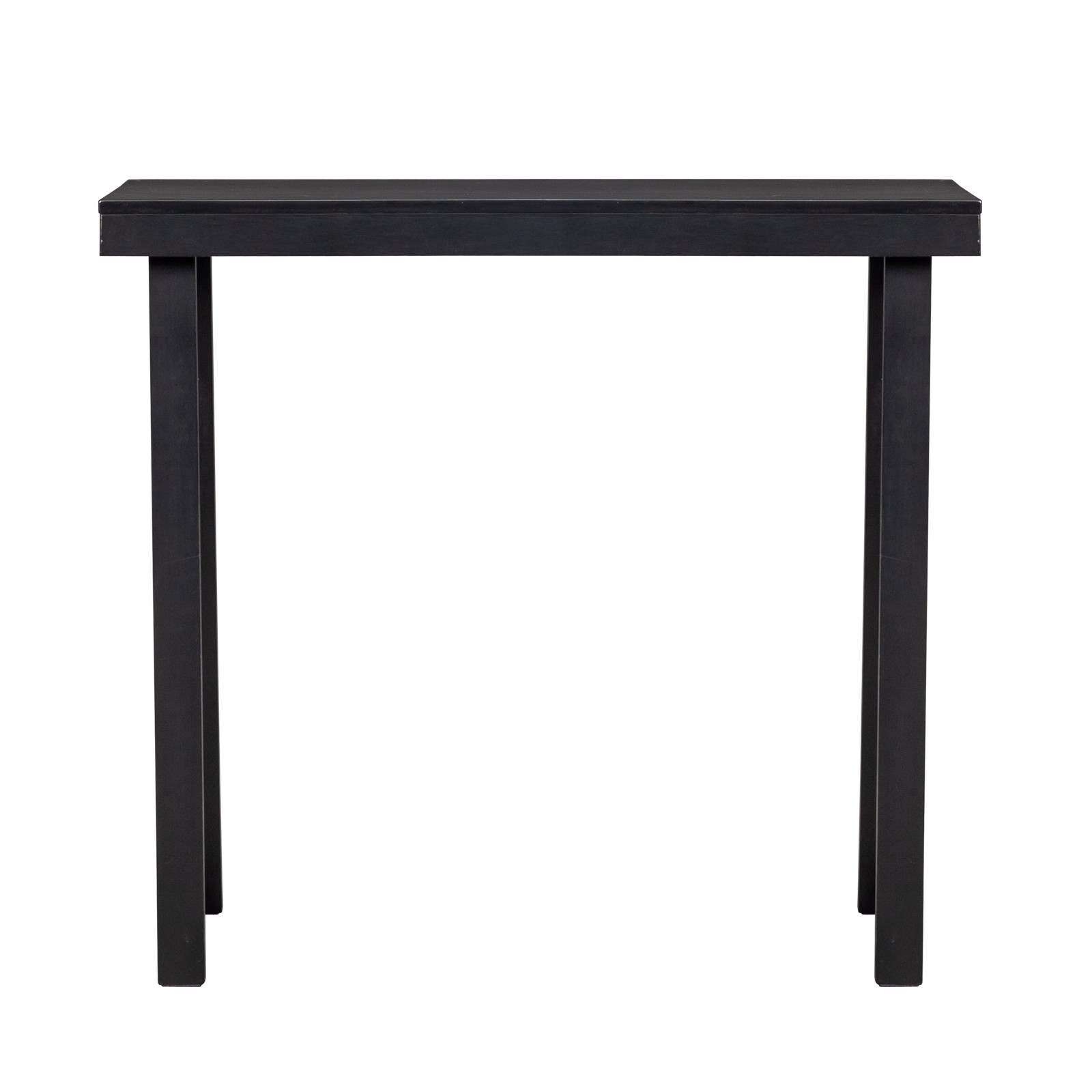 Wood Console Table Sofa Table Entryway Table for Hallway Living Room Black
