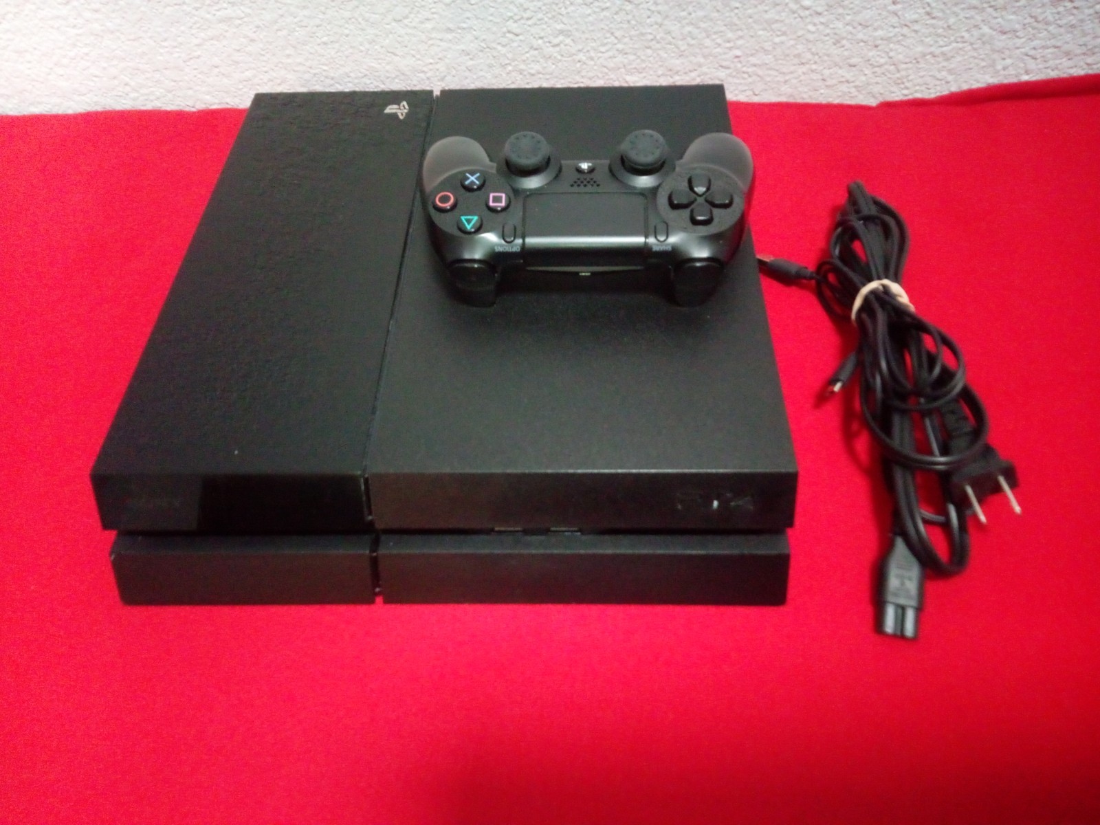 Custom Green LED PS4 Console CUH-1001A-500GB-Black DualShock 4 Controller