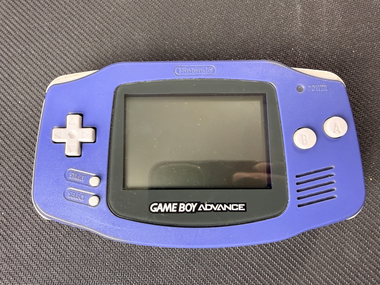 Nintendo Game Boy Advance – (AGB-001) Indigo – TESTED – SEE VIDEO