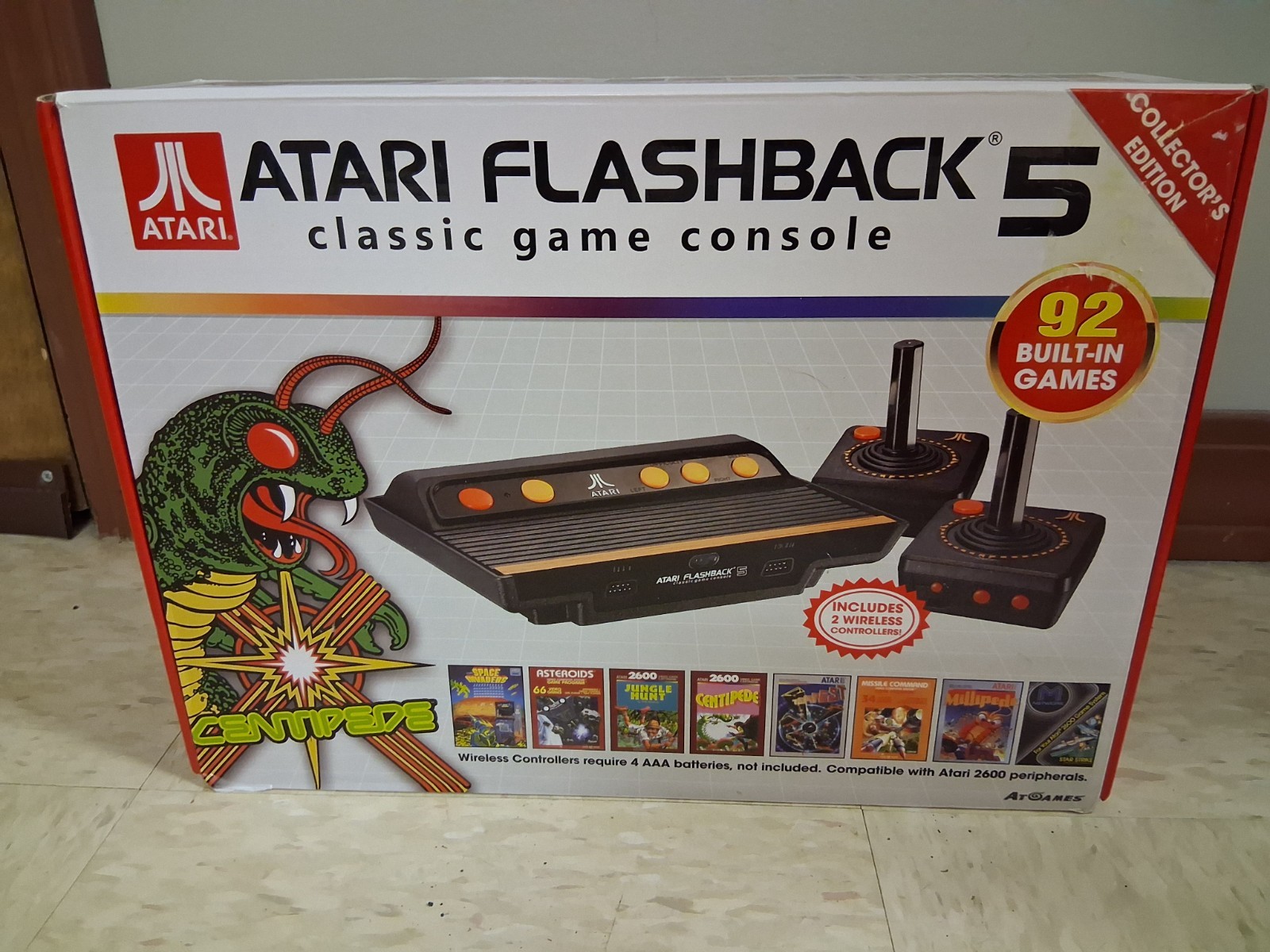 Atari Flashback 5 Classic Video Game Console-Collector’s Edition 92 Games-In Box
