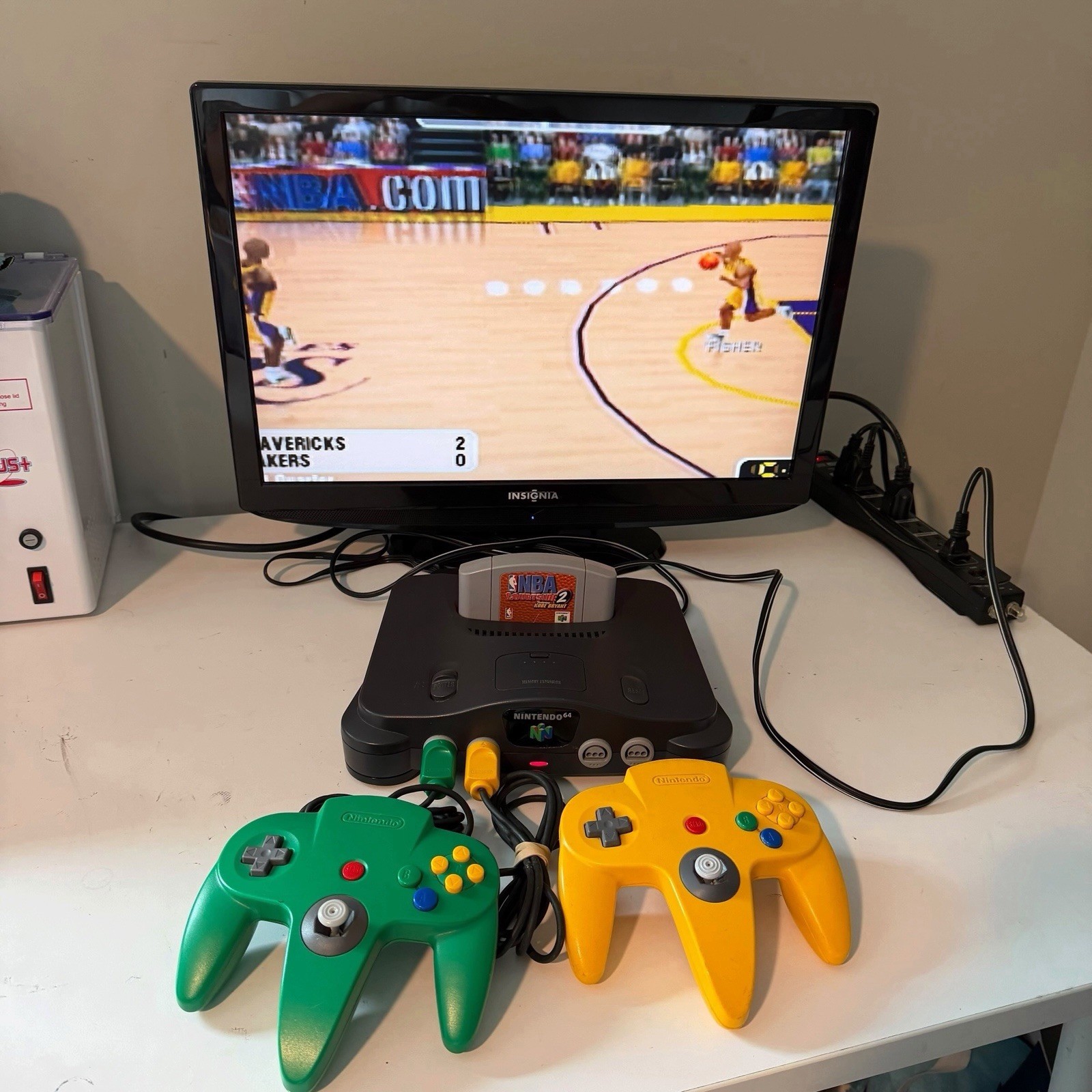 N64 Console Bundle Nintendo 64 Original OEM NUS-001 With Contoller And Game