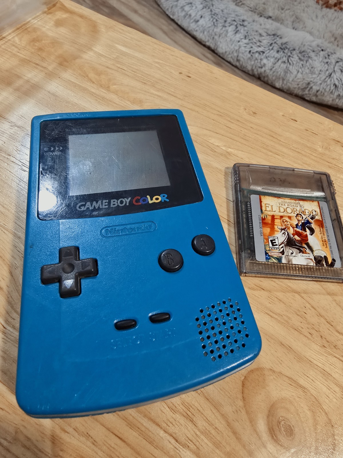Nintendo Game Boy Color Handheld System Teal Blue Japan CGB-001 Good Condition