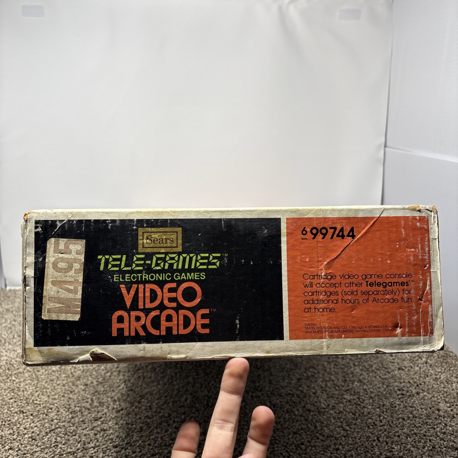Atari 2600 Console Original 6 switch Console In Box Sears Tele Games Tested