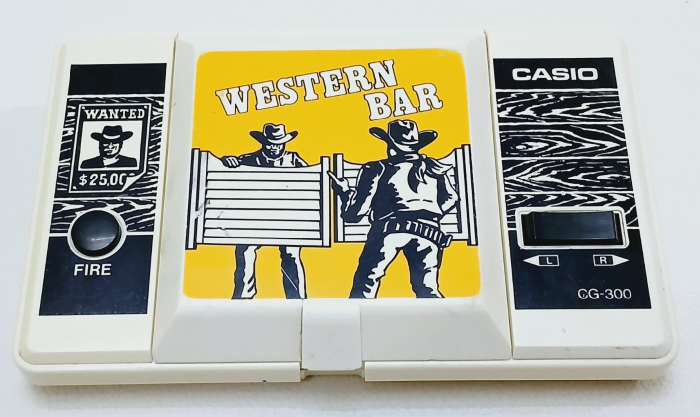 Vintage Casio Western Bar CG-300 Retro handheld game – For Parts Only