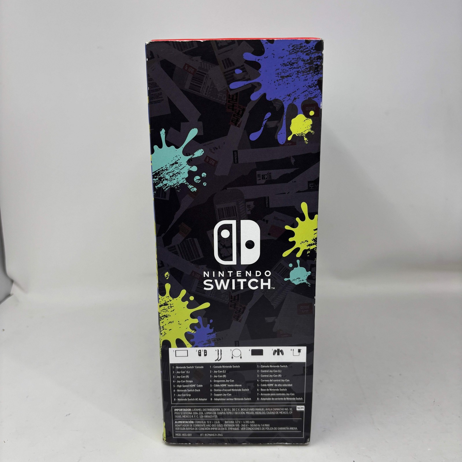 Nintendo Switch v2 Console Gaming System HAC-001(-01) Splatoon 3 Edition