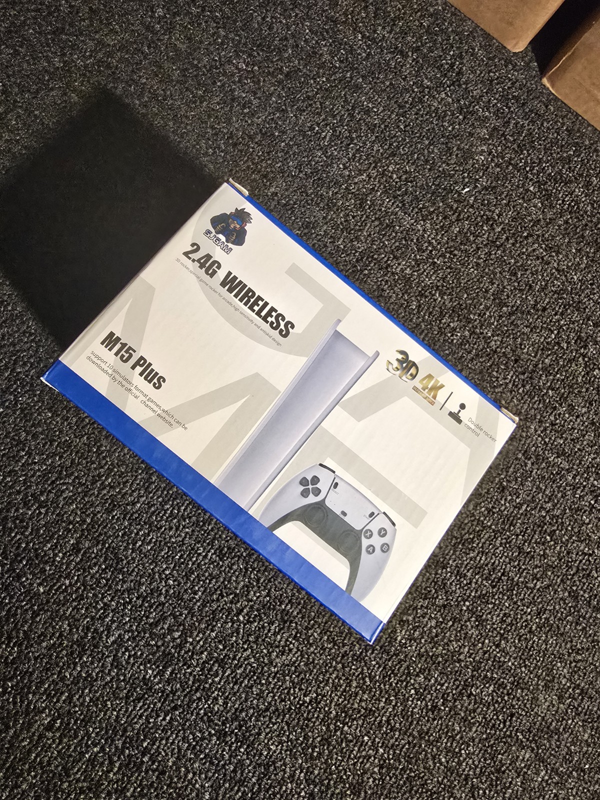 SJGAM- 2.4G Wireless Gamestick 40k Games w/2 Controllers- White ***