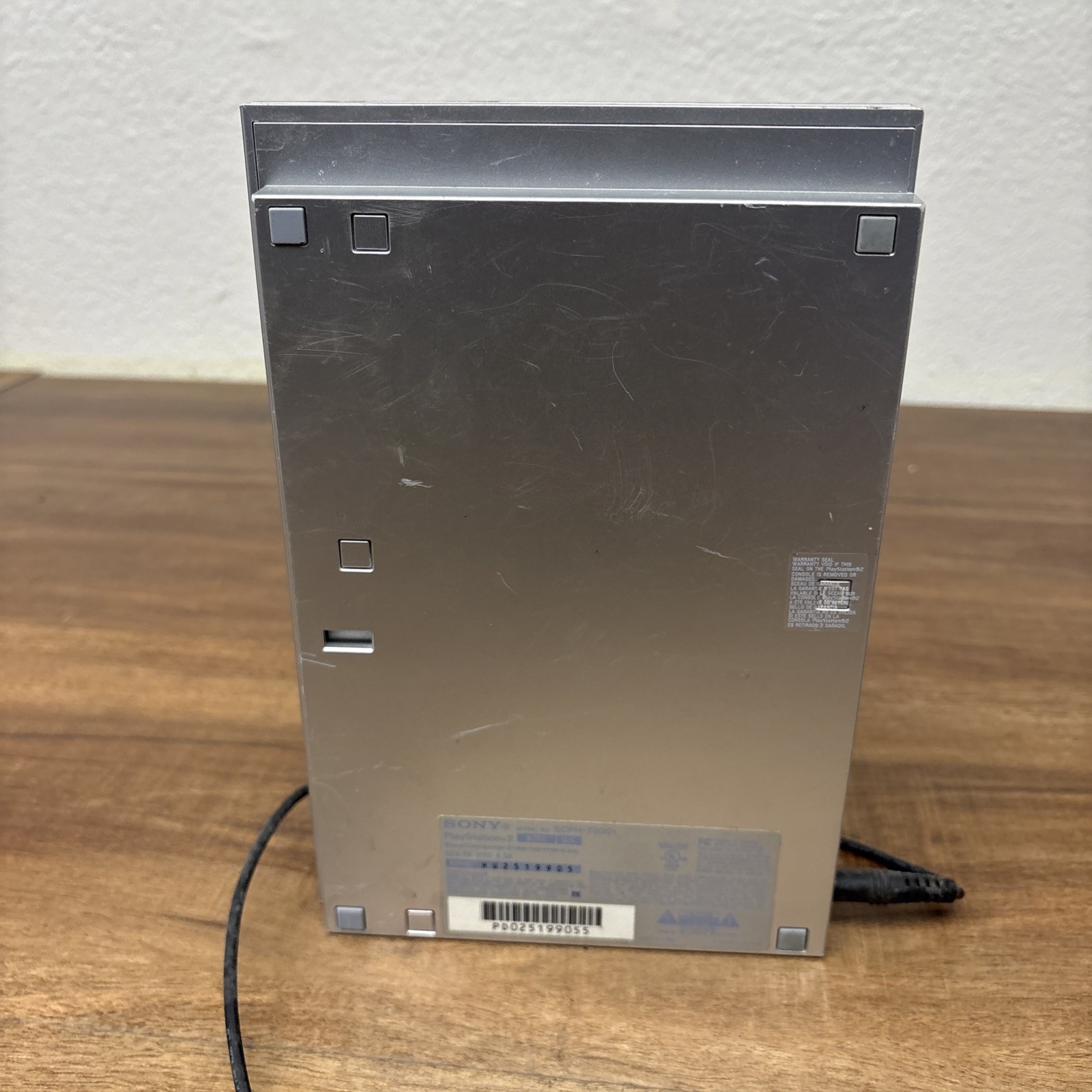 PS2 Slim Silver Console SCPH-79001 CONSOLE ONLY TESTED WORKING