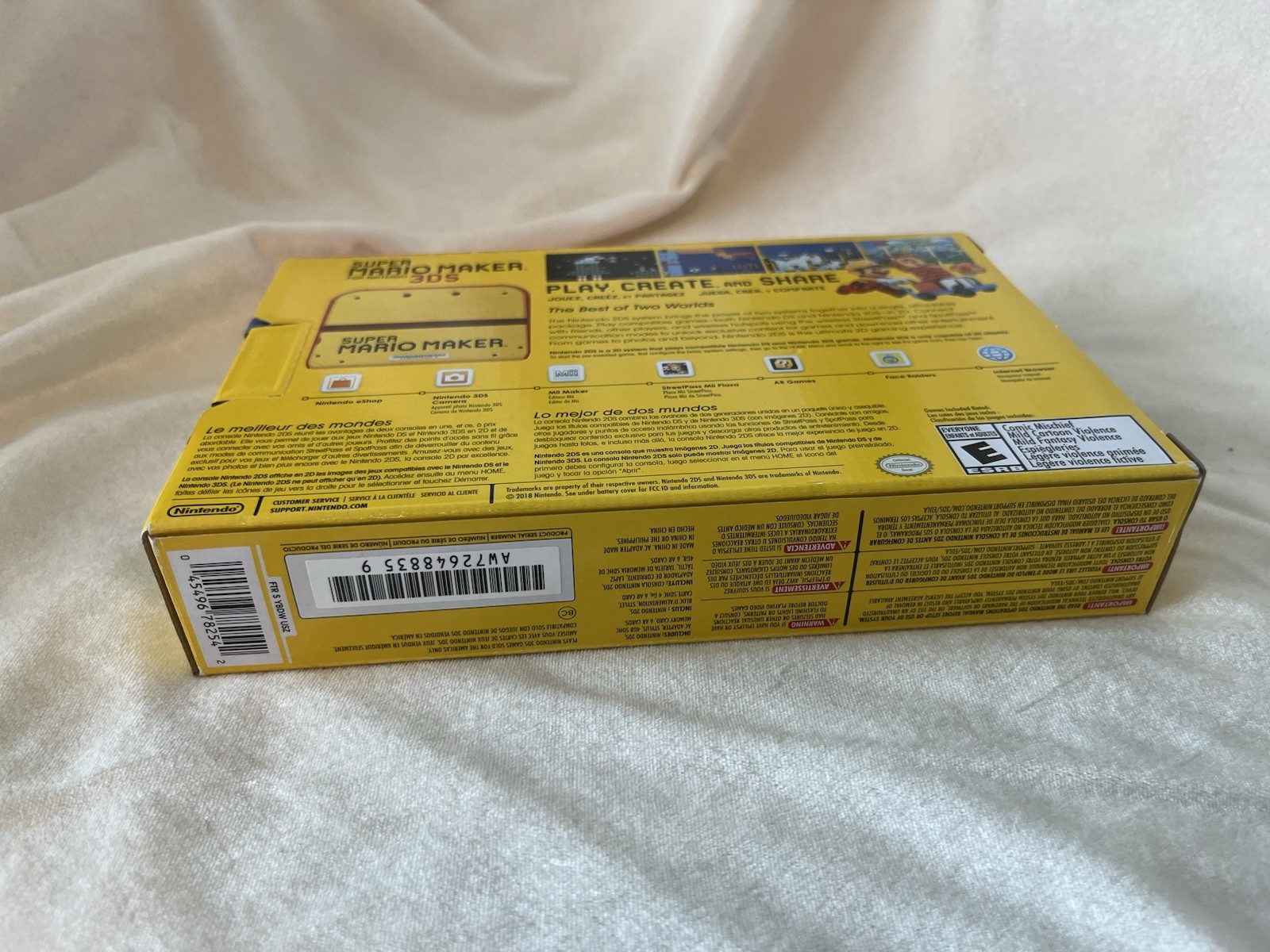 Nintendo 2DS Super Mario Maker for Nintendo 3DS Bundle – Yellow/Red NEW IN BOX!!