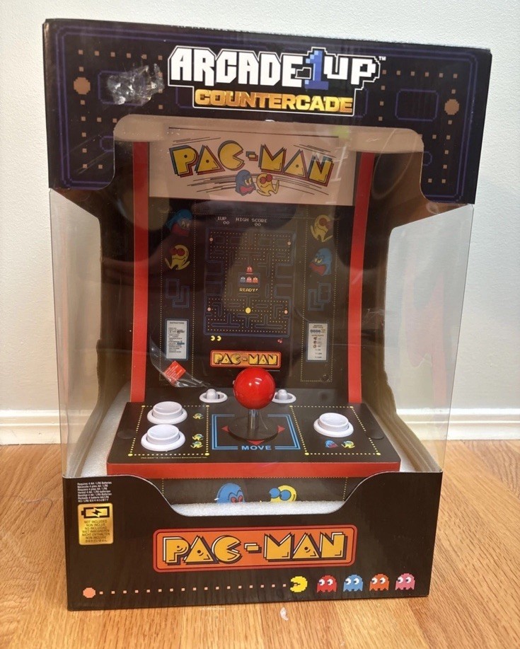 PAC-Man Countercade – 3 Classic Games, Retro Game Console for Home, Portable NEW