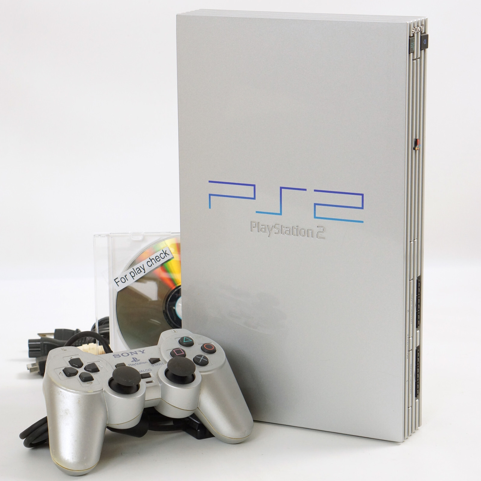 PS2 SILVER Console SCPH-39000 S Tested System Japan Playstation NTSC-J J5769037