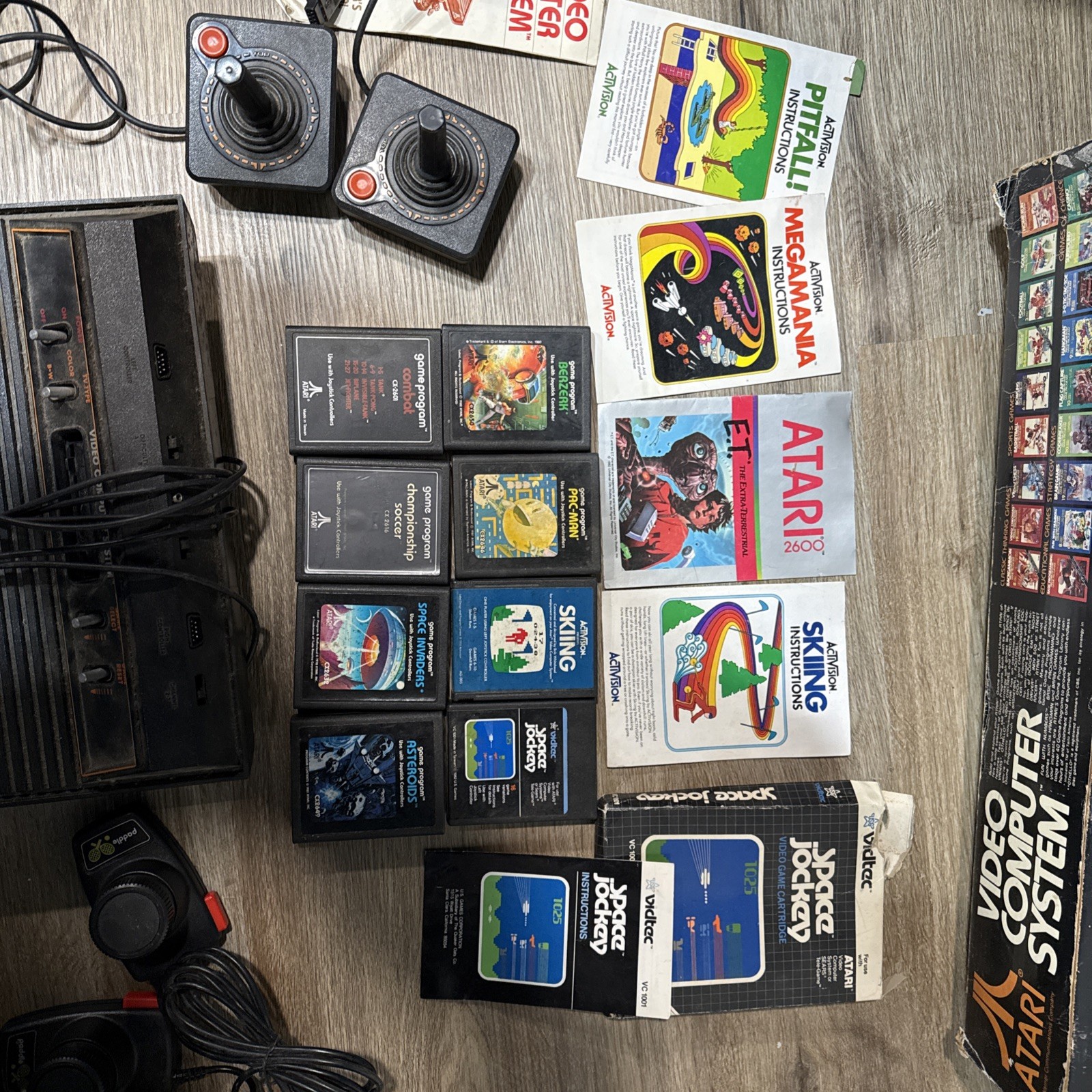 Atari Lot With Original Box