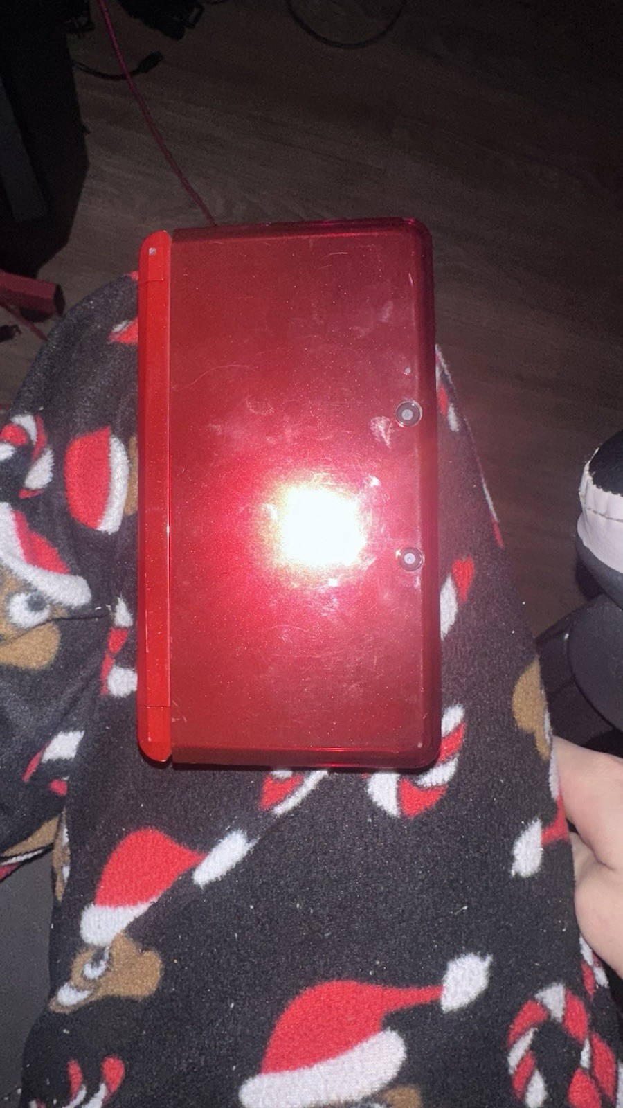 Nintendo 3DS Handheld System Flame Red Working