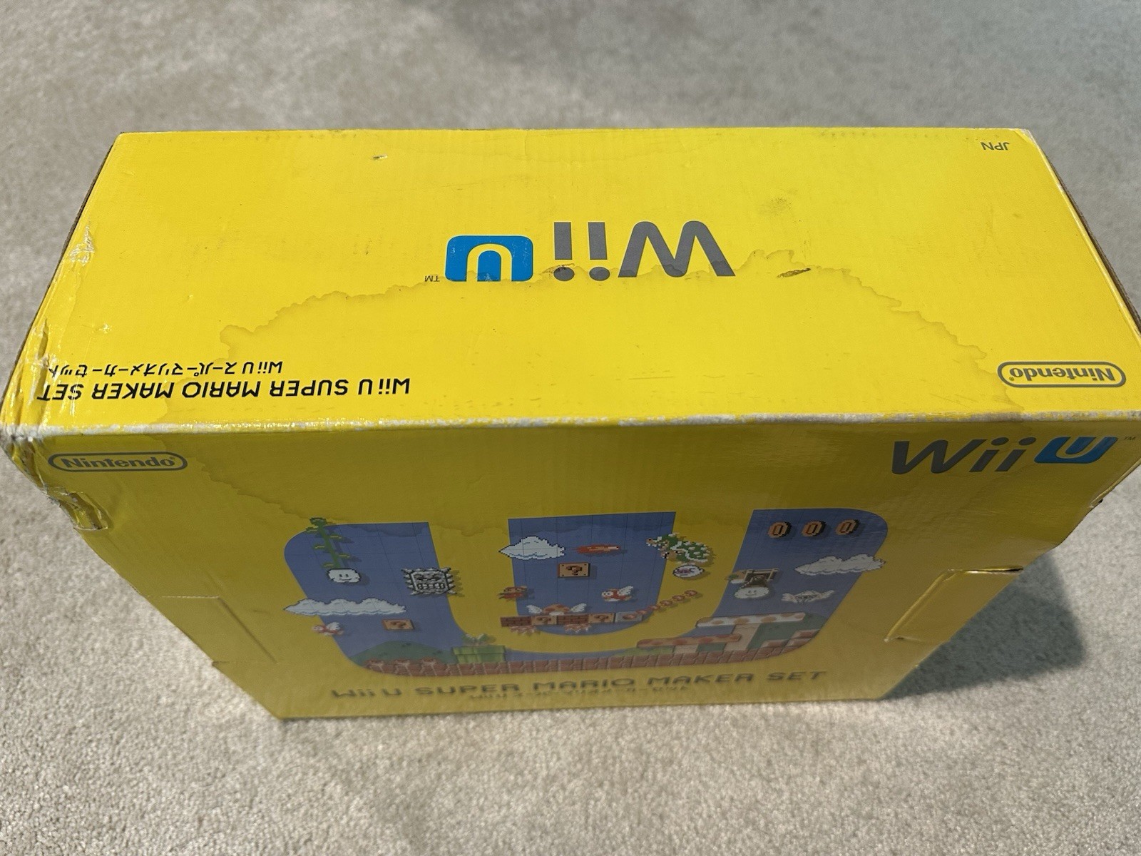 Nintendo Wii U Mario Maker Video Game Bundle 32GB Console Japan Import