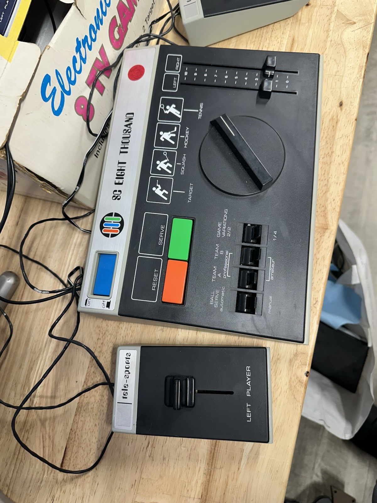 Radotin Electronic SC Eight Thousand 8000 TV Games Console Tested and Working