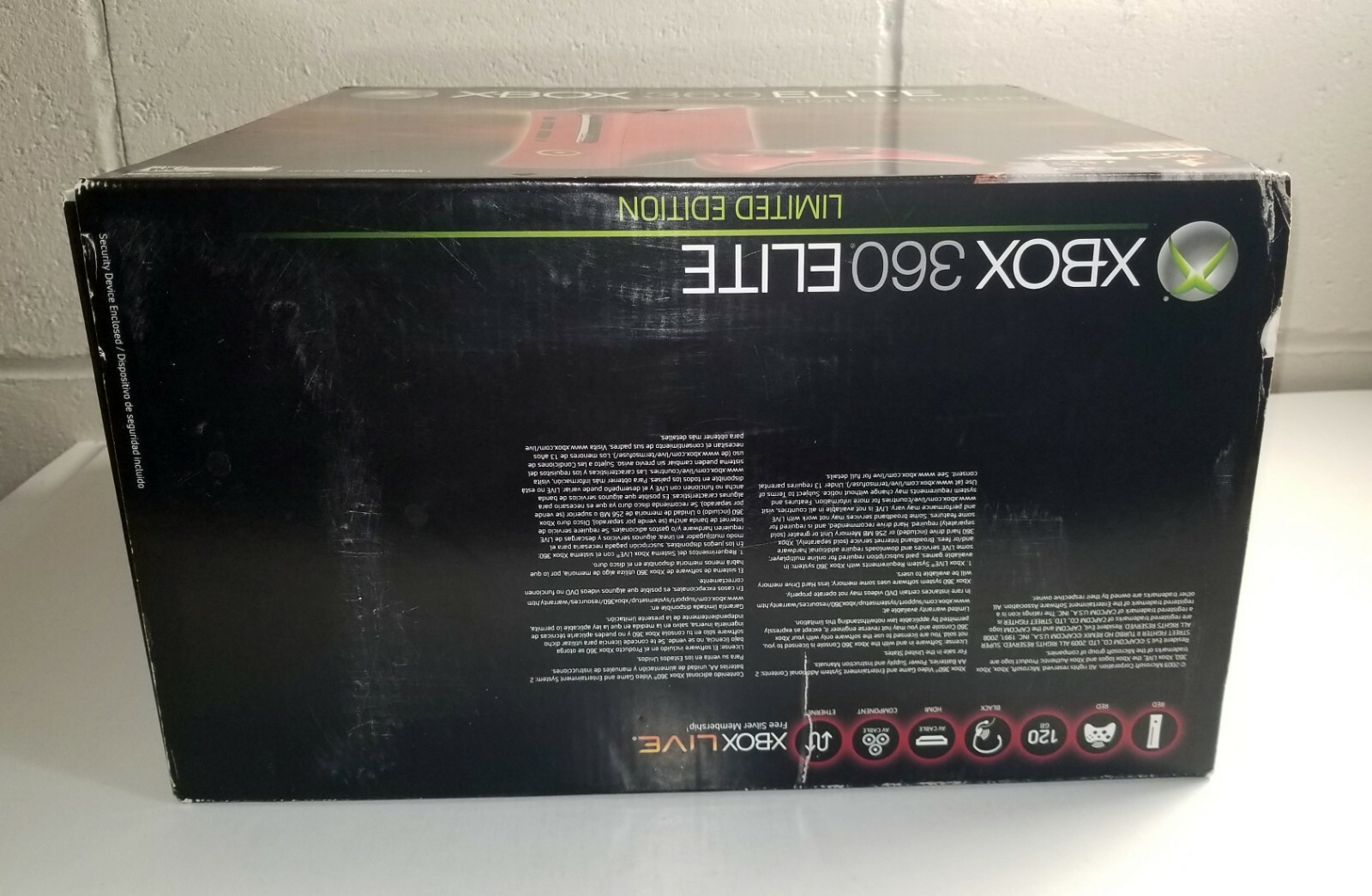 Resident Evil 5 Limited Edition Microsoft Xbox 360 Red Elite 120GB NTSC USA
