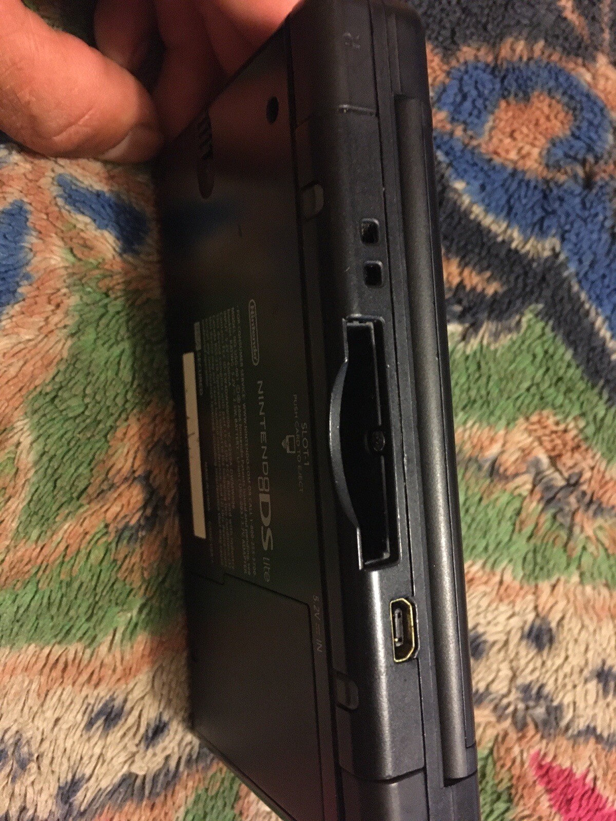 Nintendo DS Lite Handheld Console – Onyx Black Please Read Description