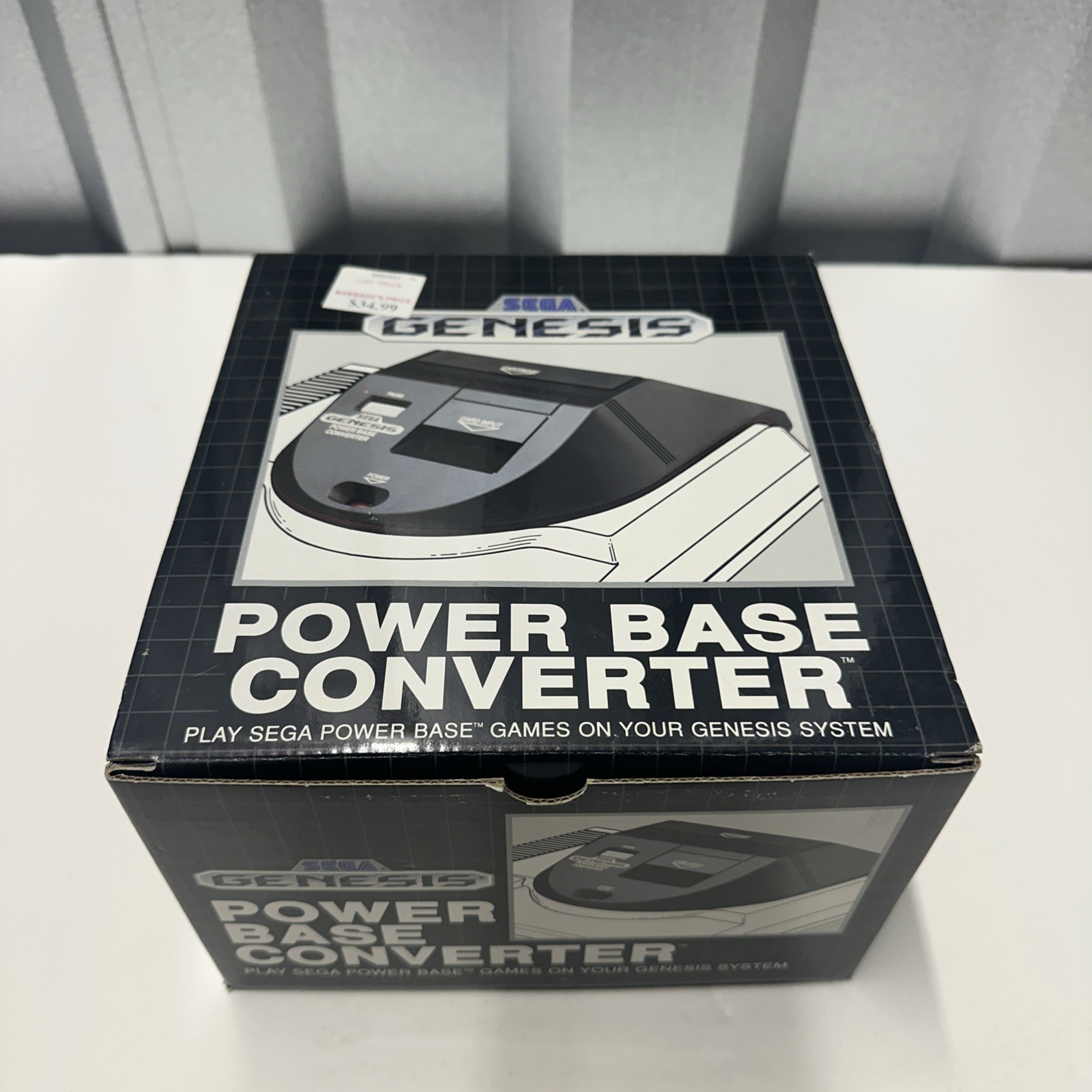 New In Box Sega Genesis Power Base Converter Master Sega System CIB