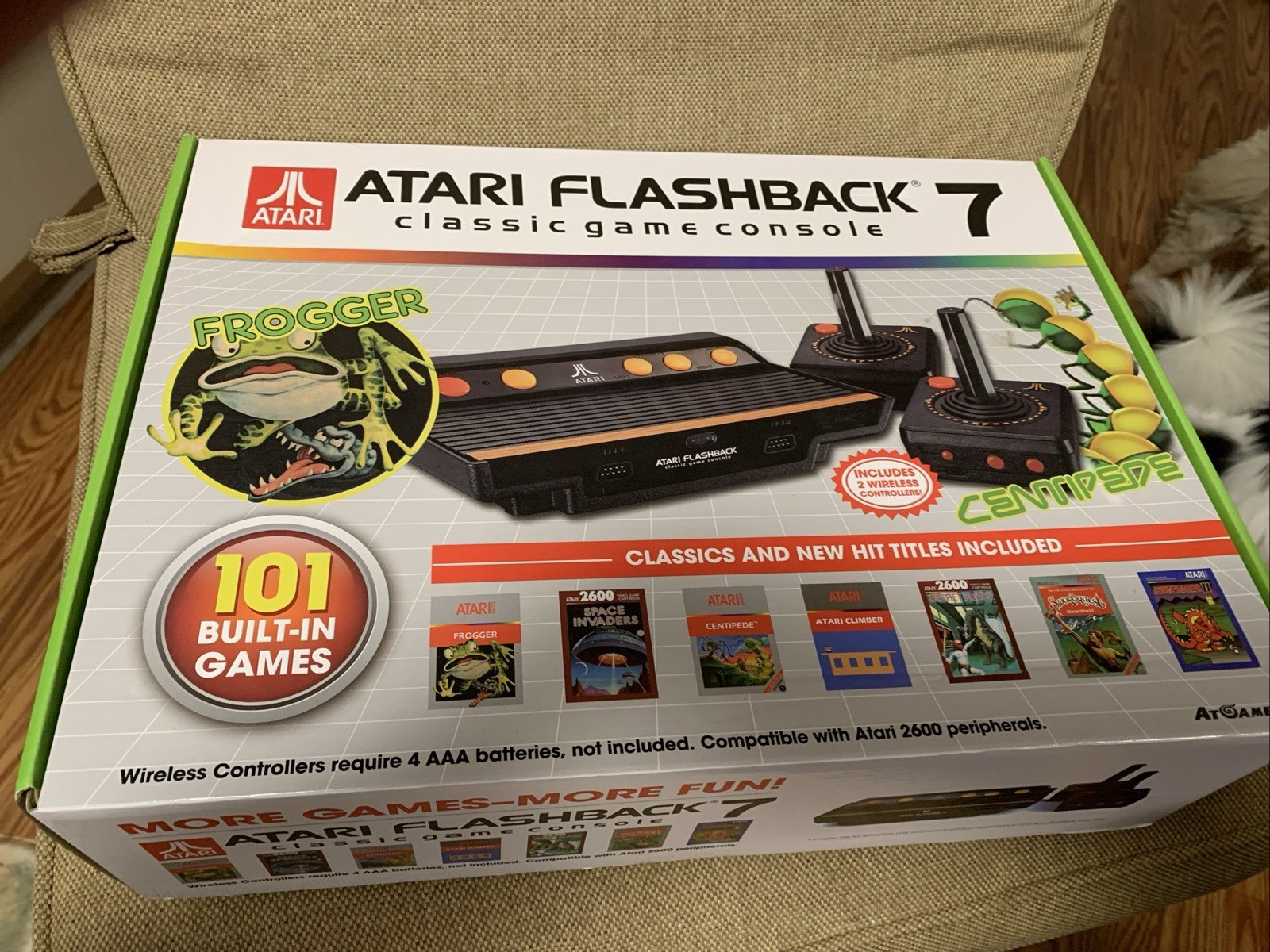 Atari Flashback 7 Classic Game Console – Black/Orange