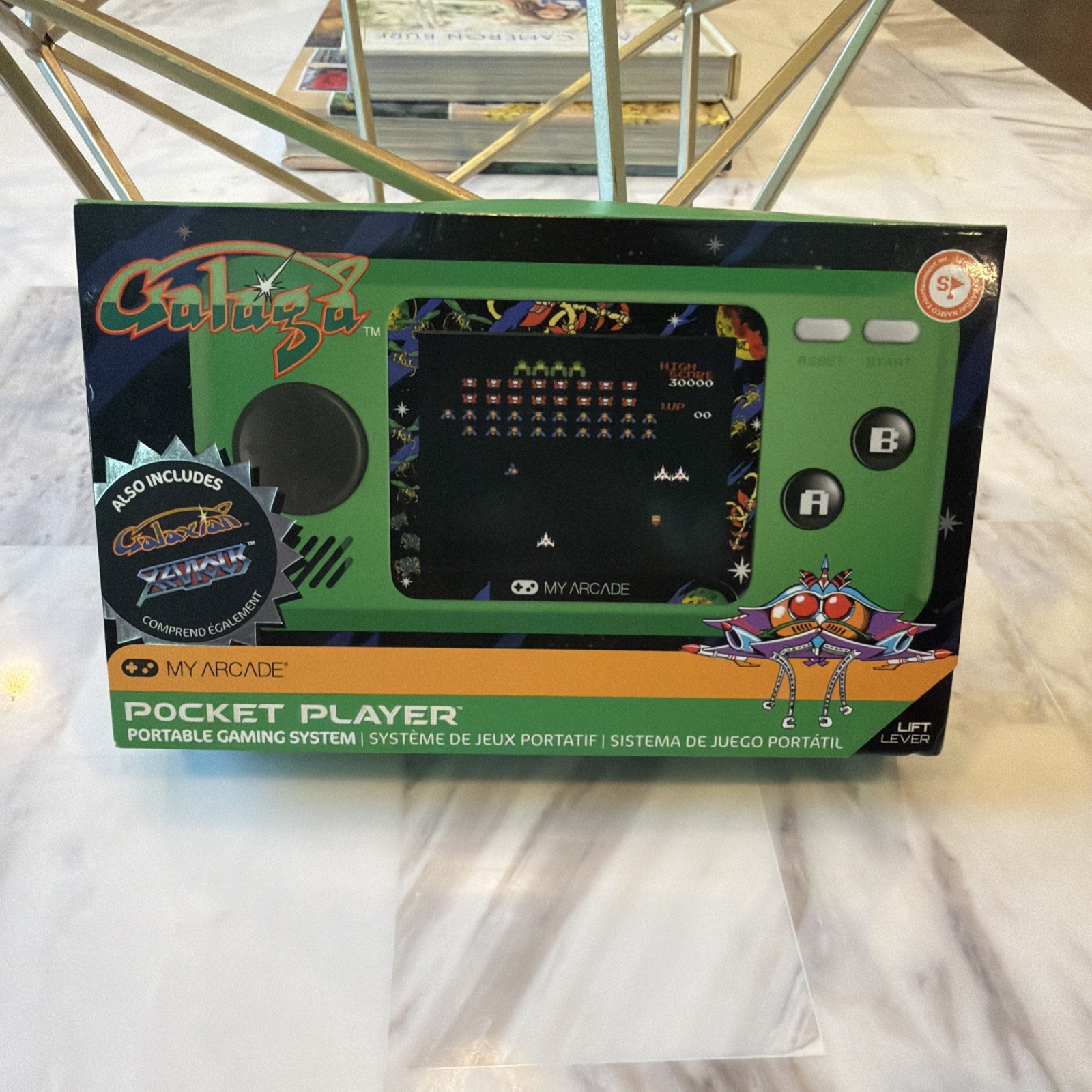 My Arcade Galaga Pocket Player Portable DGUNL-3244, New & Sealed