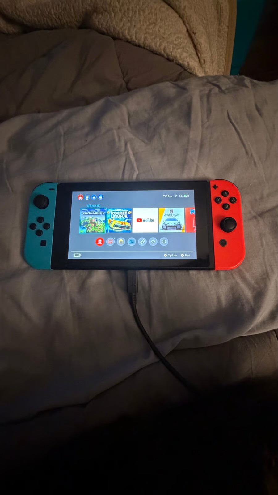 EUC! Nintendo Switch Bundle with stand, charger, BONUS extra controller.