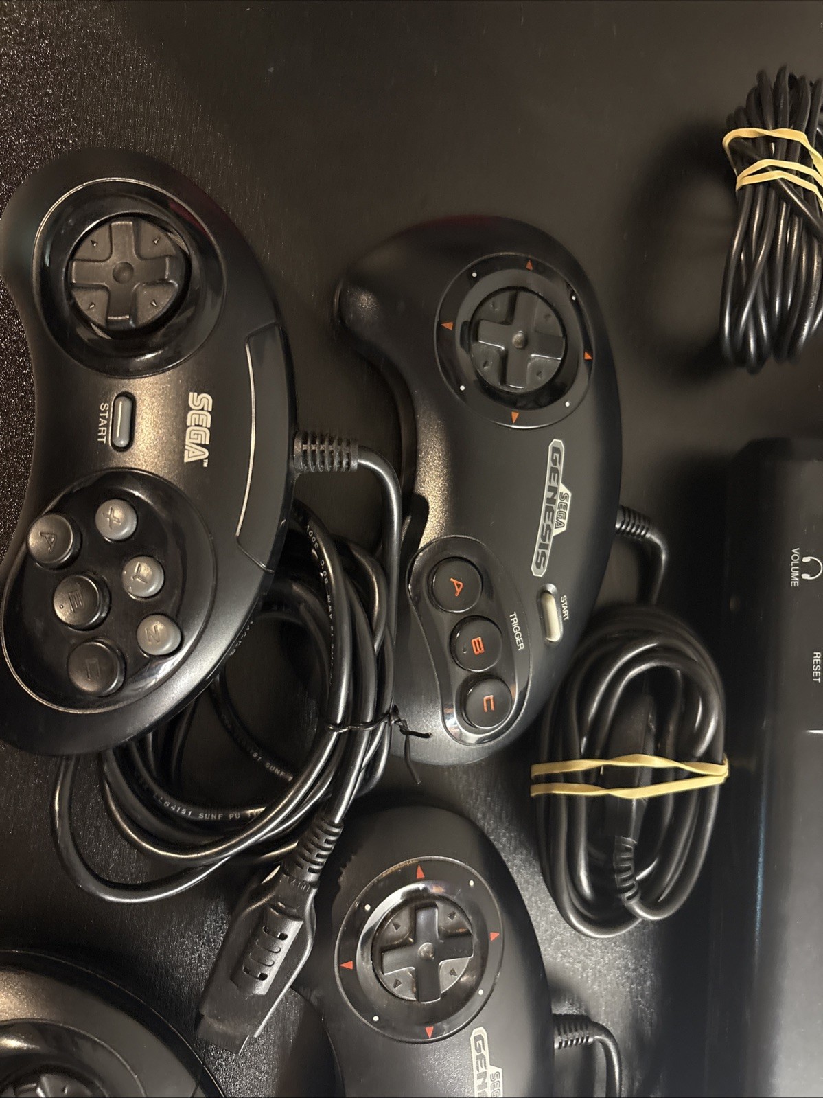 Sega Genesis Model 1601 Console With Cables 4 controllers and 16 games