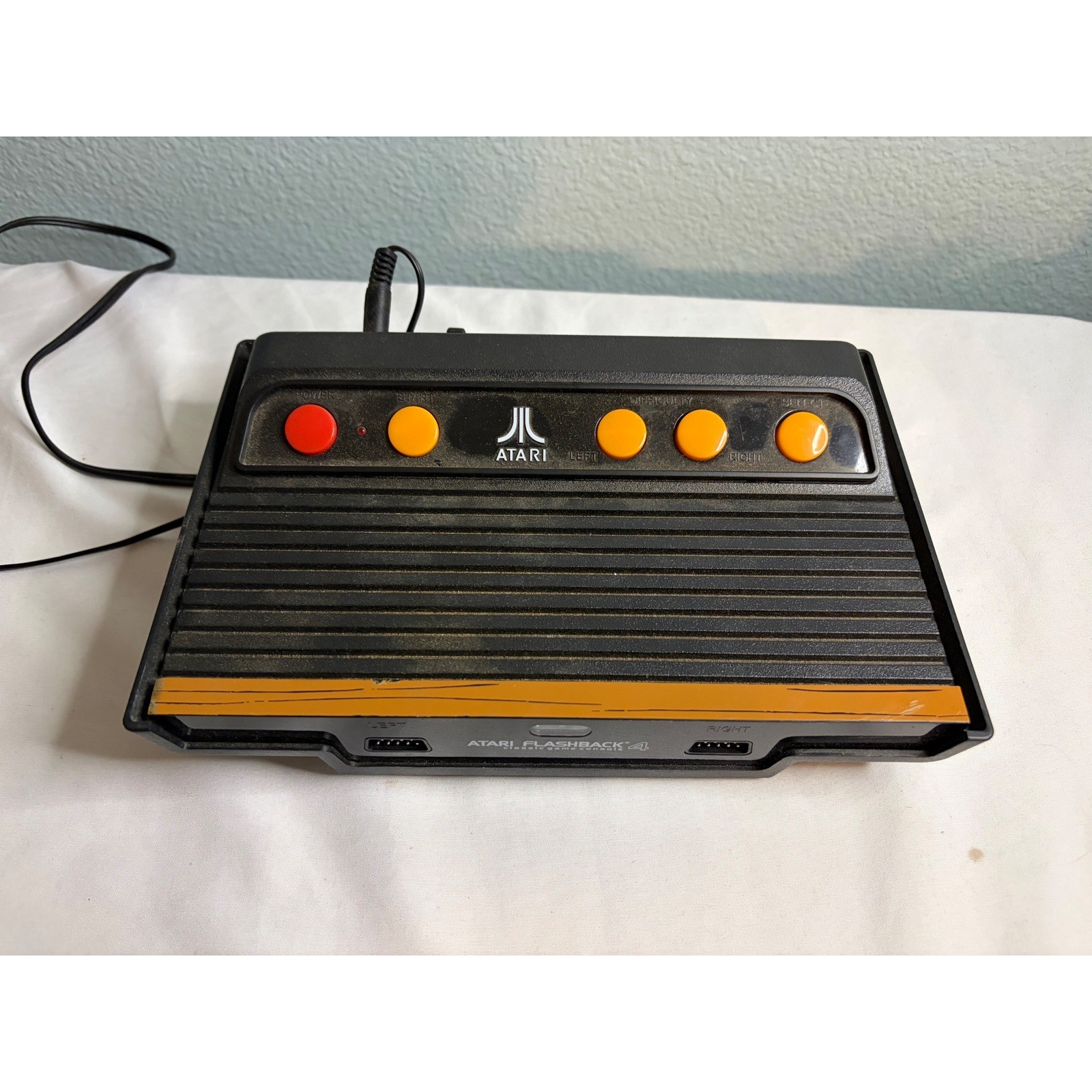 Atari Flashback 4 Classic Game Console Retro TV Plug and Play with Power AV Cord
