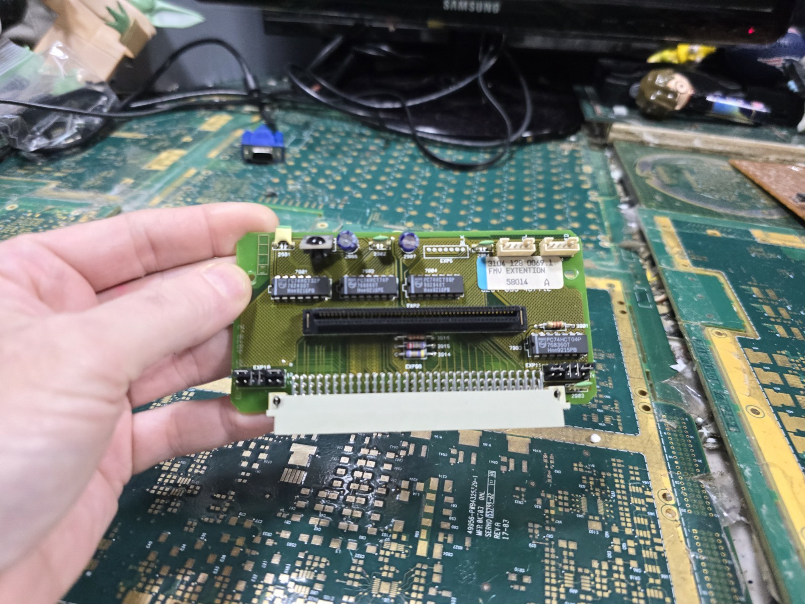 Philips CDI 910 EXACT Expansion Input Board-Not Tested-Intact-PARTS-READ ALL