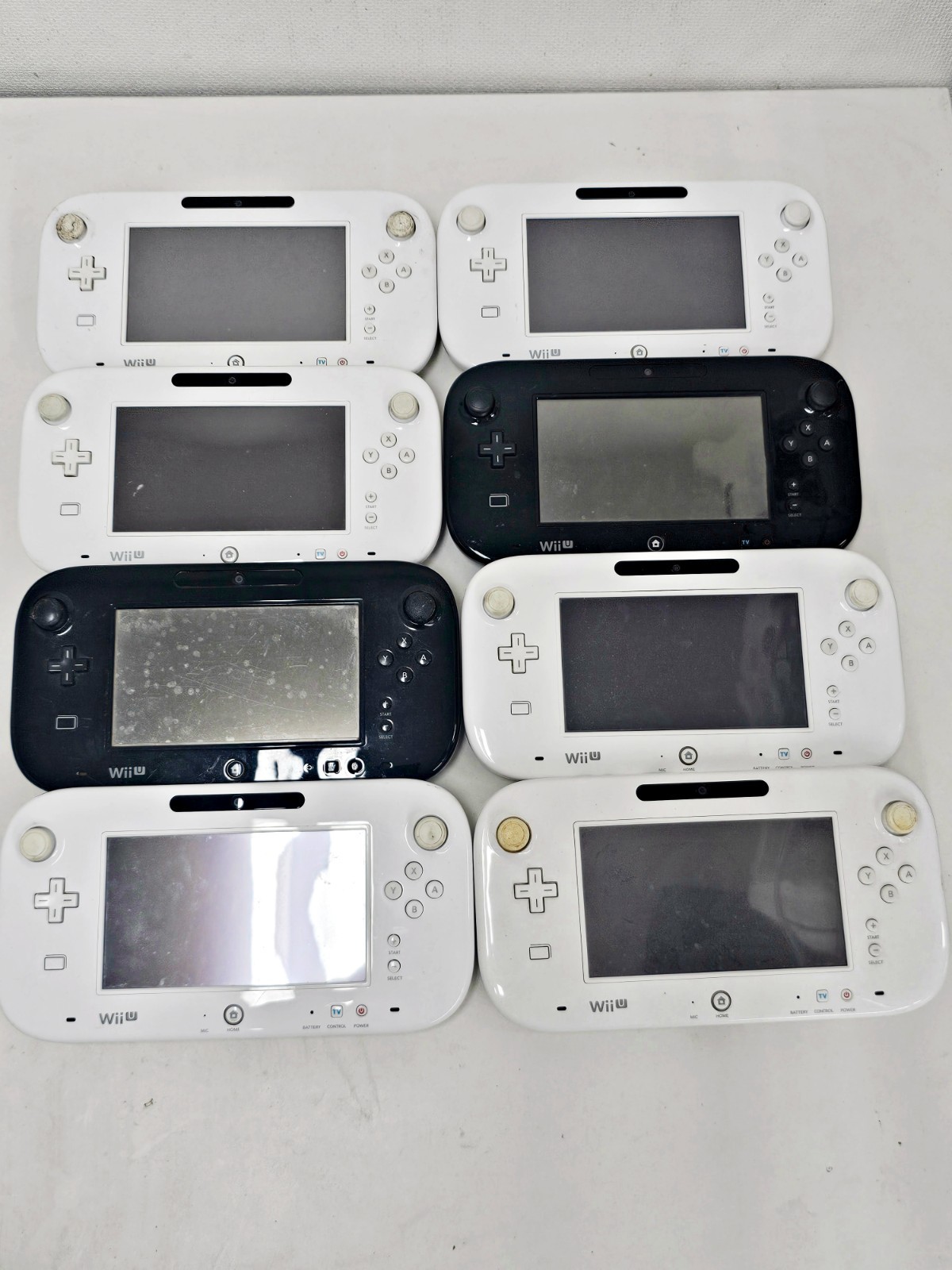Nintendo Wii U Game Pad 8pc Lot WUP-010(JPN) UNTESTED LOT