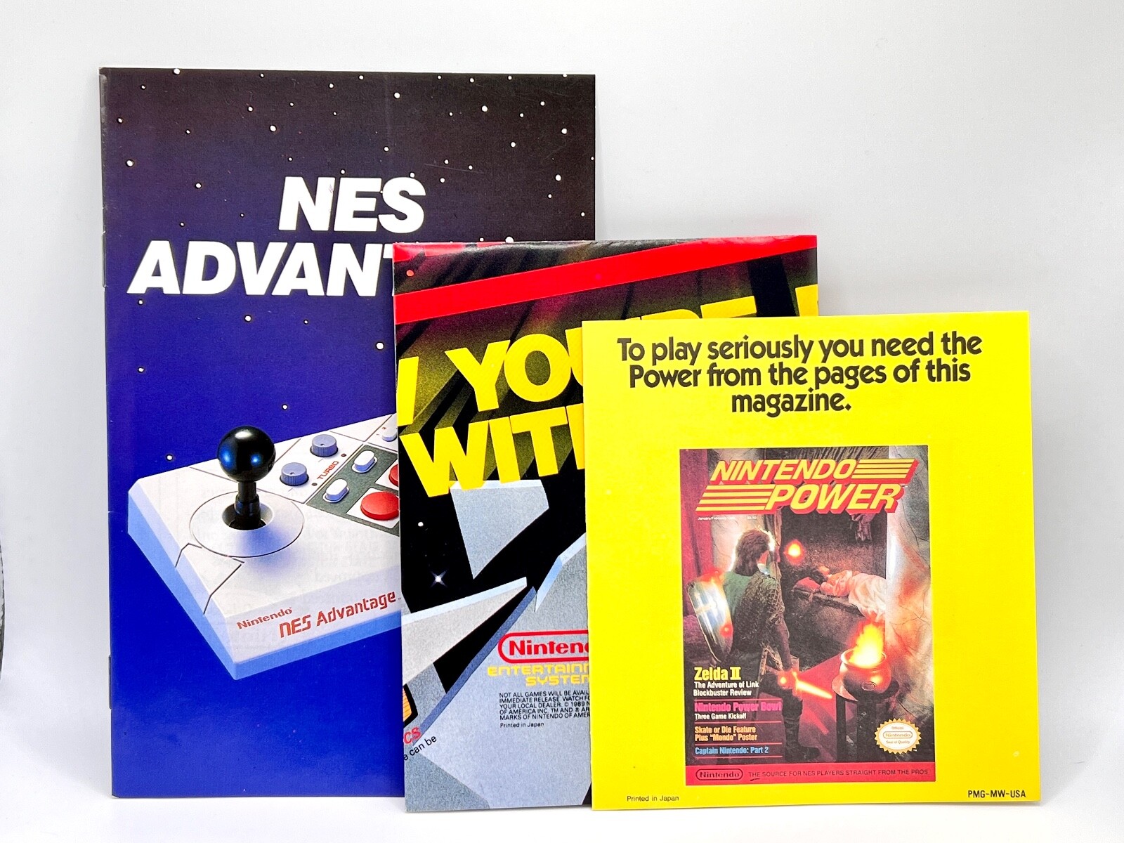 MINT CIB Nintendo NES 1985 Action Set w/ SEALED accessories + MINT NES Advantage