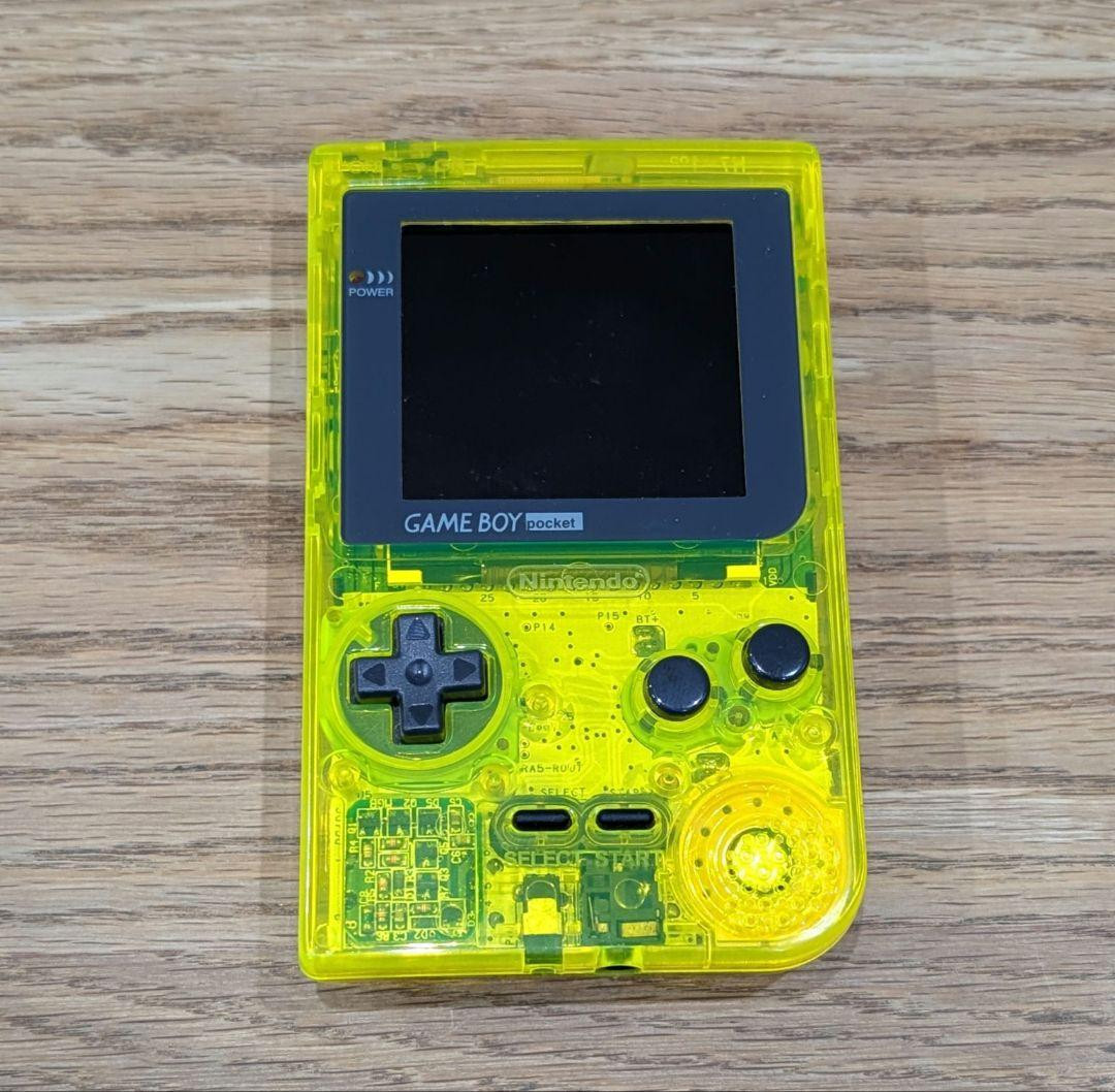 Nintendo Game Boy Light Clear Yellow Toys IPS Limited Edition Used