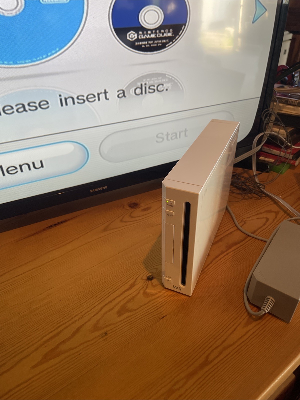 Nintendo Wii Console Only Tested Won’t Accept Games See Description For Details
