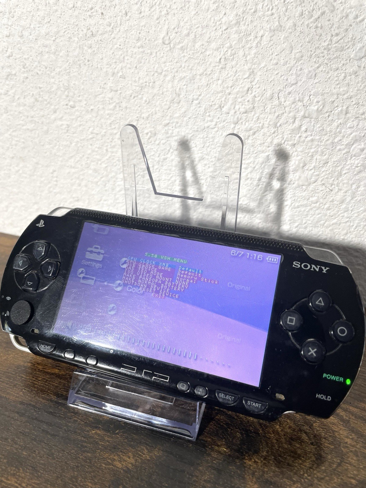 Sony PSP-1000 Handheld System Black Region Free Game 32MB 480p TESTED READ RETRO