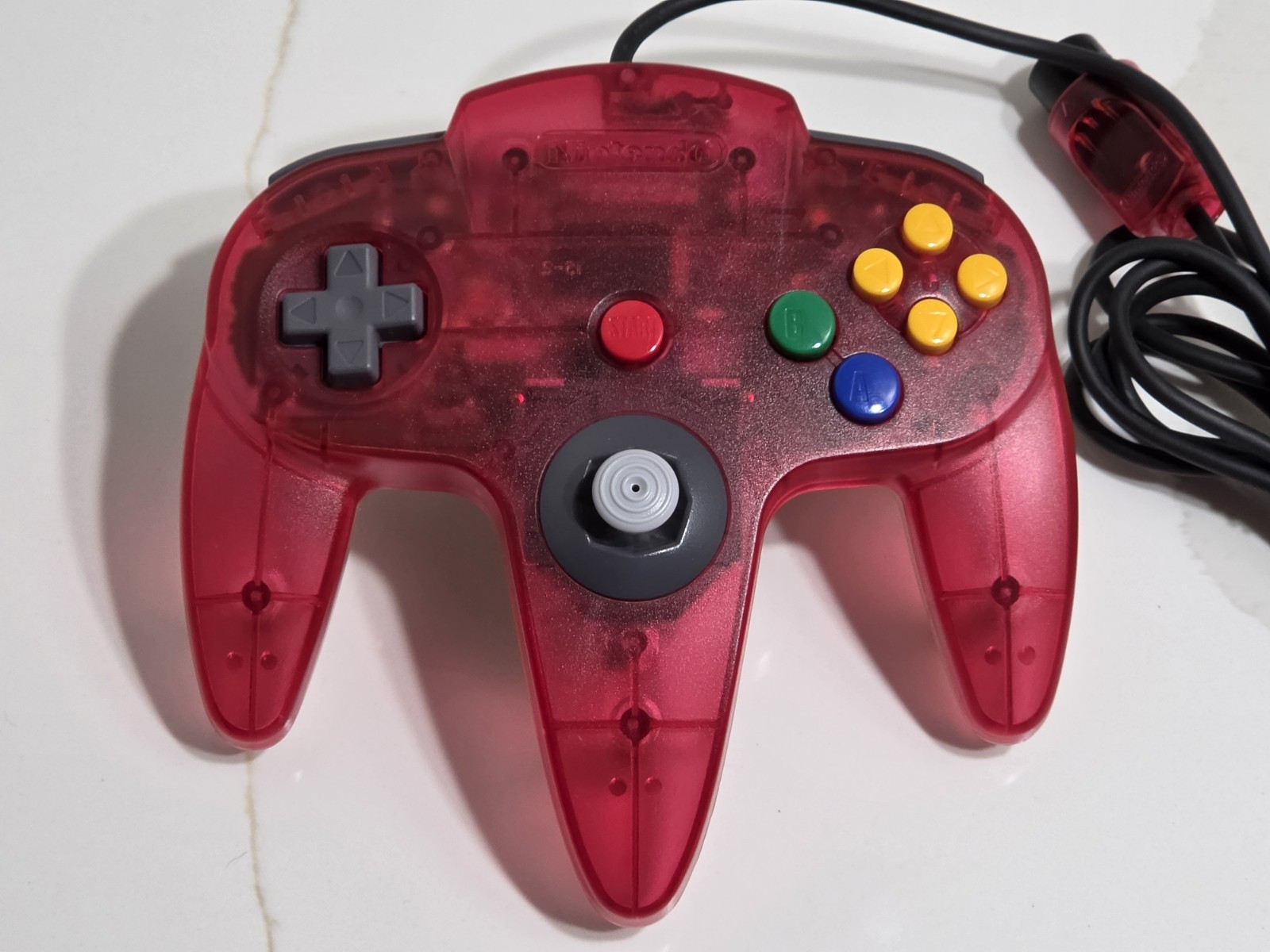 REGION-FREE Nintendo 64 N64 Clear Red & White Console Set Japan JPN | US SELLER