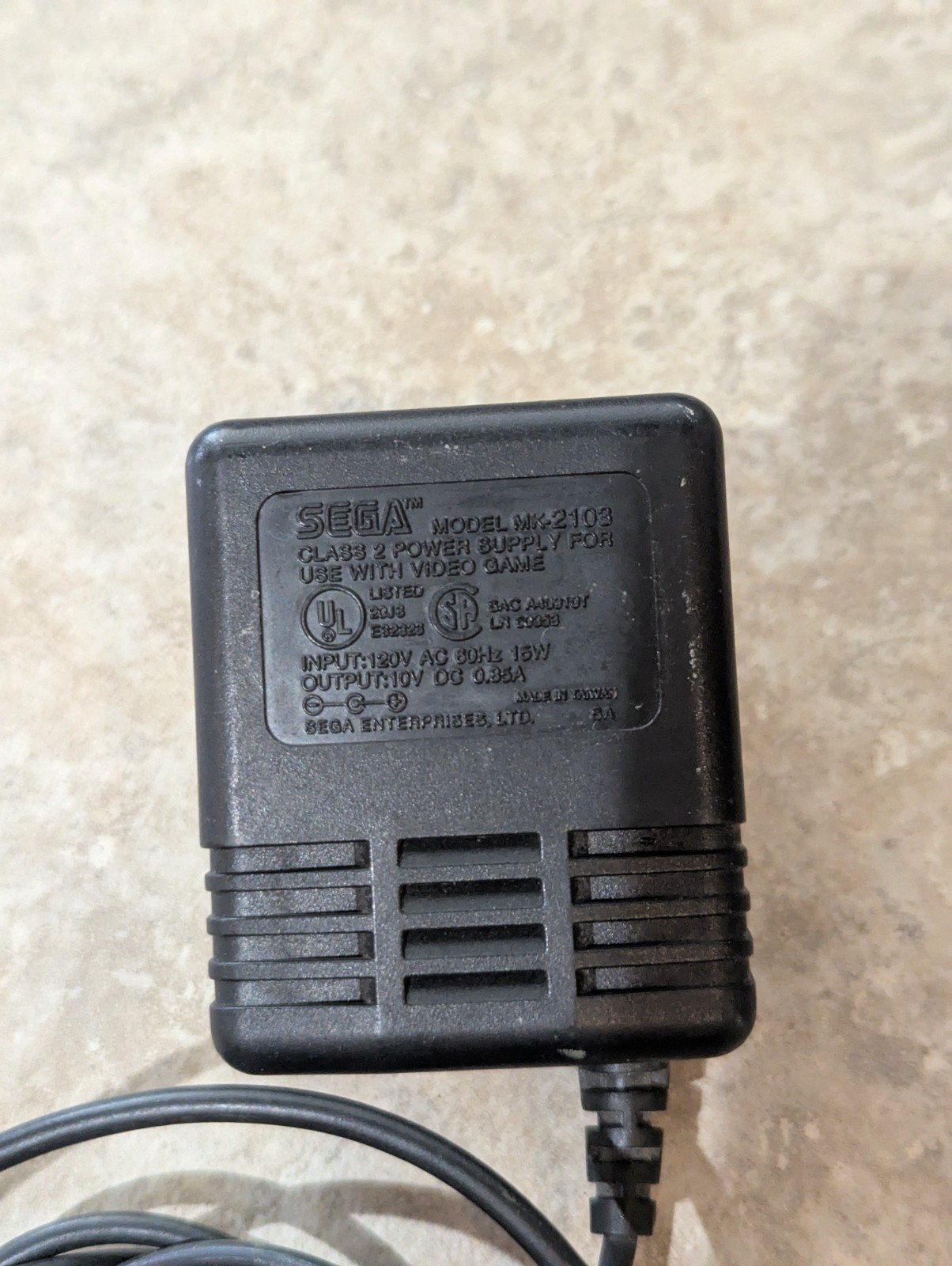 Sega Genesis Model 2 MK1631A Console Bundle, 1 Game 3 Controllers CLEANED & Nice