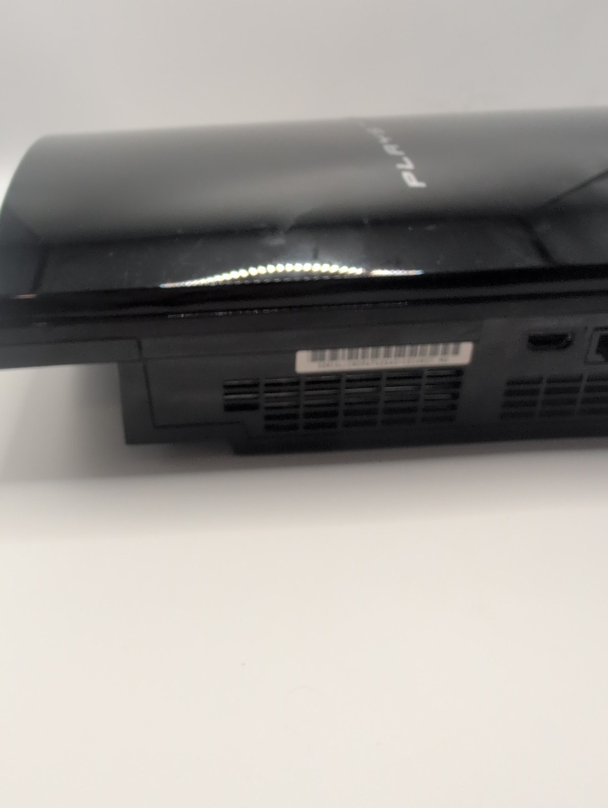 PS3 Fat CECH03 Backwards Comp. Console Only w/Cables Works 2 Day Handle