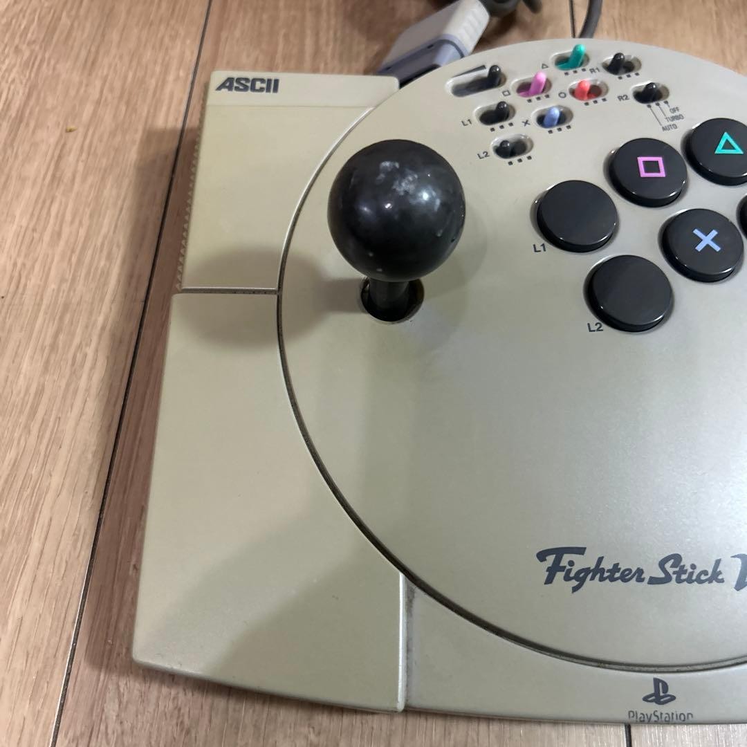ASCII Fighter Stick V ASC-0501 J Arcade Joystick Controller Playstation PS1 2