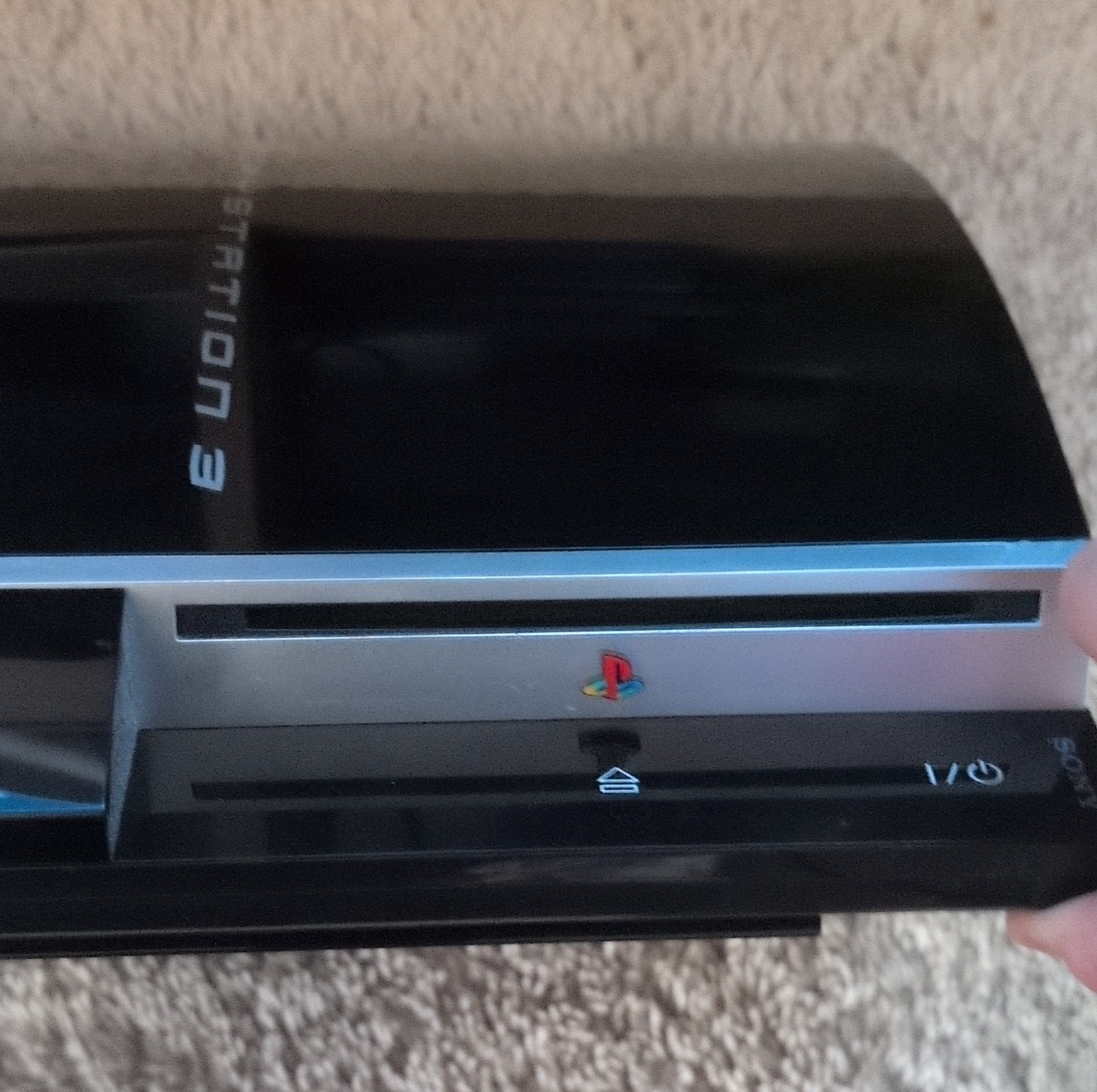Sony PlayStation 3 Black Console ( Working No HDMI Included ) Check description.