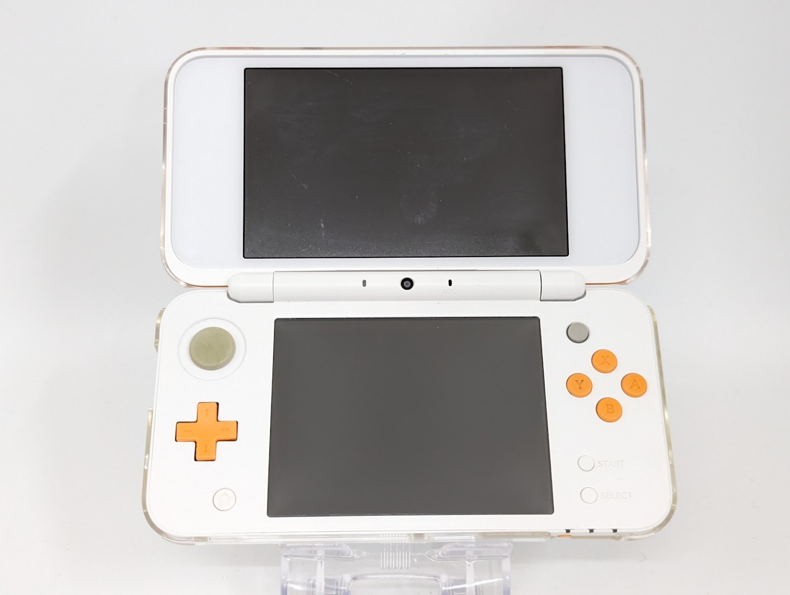 B6813 Nintendo new 2DS console LL XL White x Orange w/memory 16GB