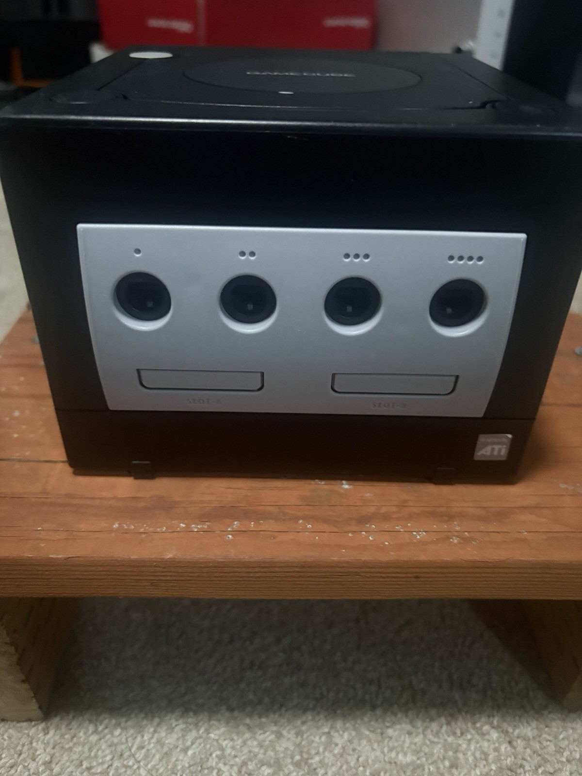 Nintendo GameCube DOL-001 Console Black/Gray NTSC-U/C + CirKa Wired Controller