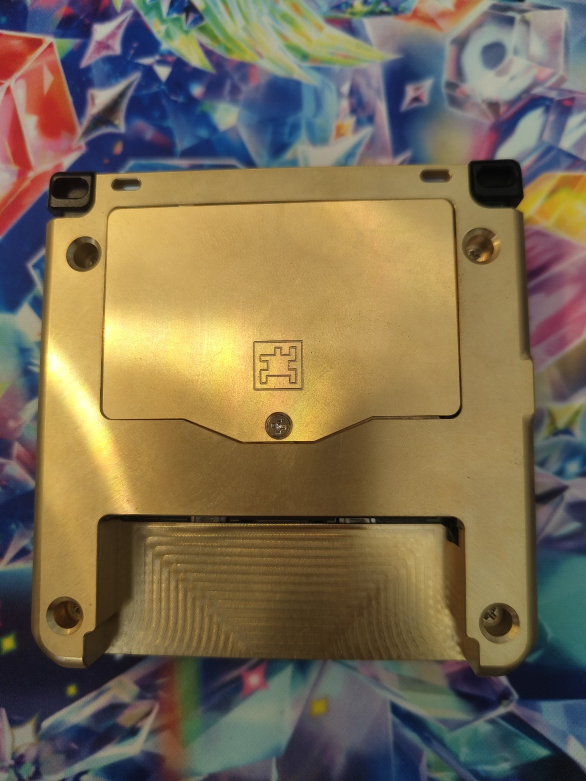 Gameboy Advance SP – BoxyPixel Hinged Metal Brass